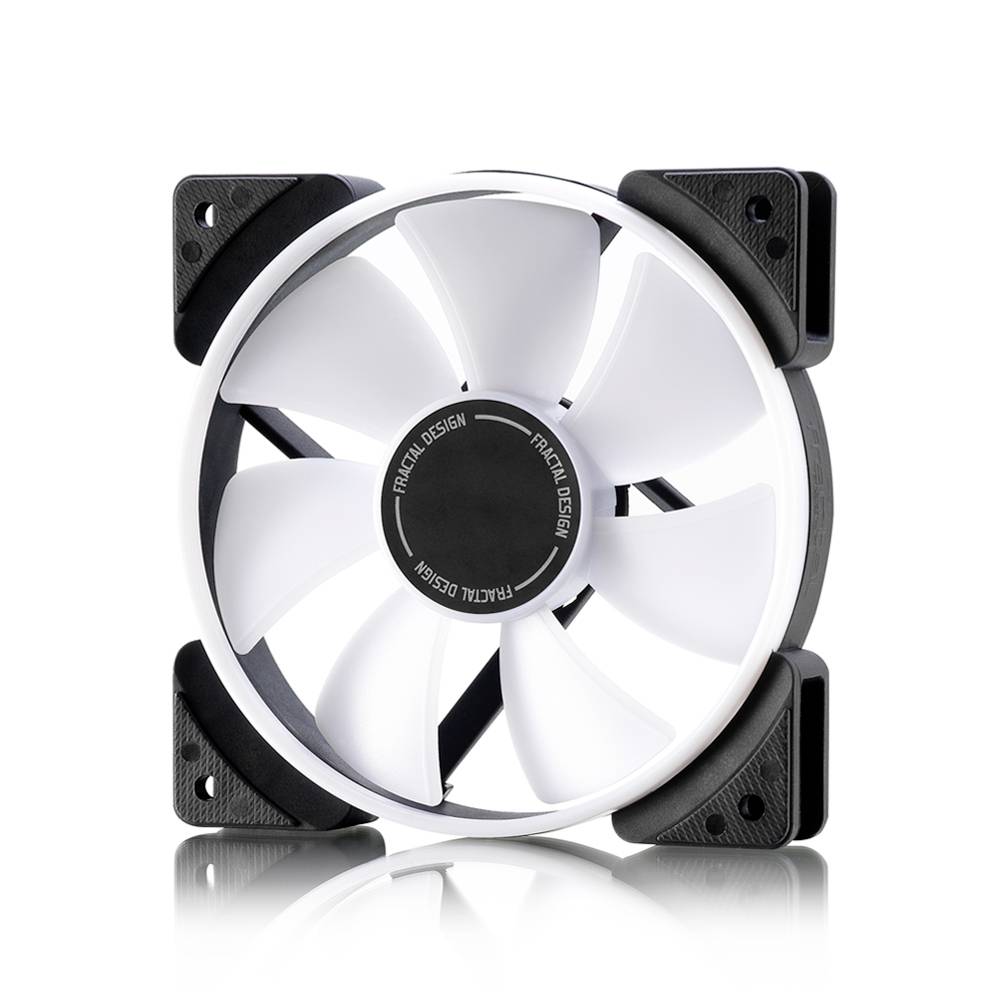 Fractal Design Prisma SL-12 PC-Gehäuse-Lüfter Schwarz, Weiß (B x H x T) 120 x 120 x 25 mm