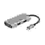 Delock 63260 4 Port USB-C® (USB 3.2 Gen 2) Multiport Hub Grau