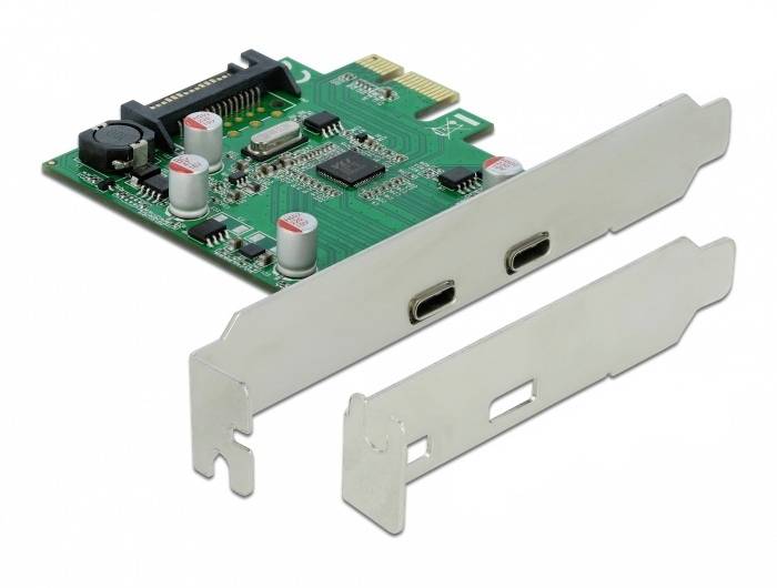 Delock DELOCK PCI Expr x1 Karte - 2x ext SuperS PCI-Express Karte USB-A (USB 3.2 Gen 1) PCIe