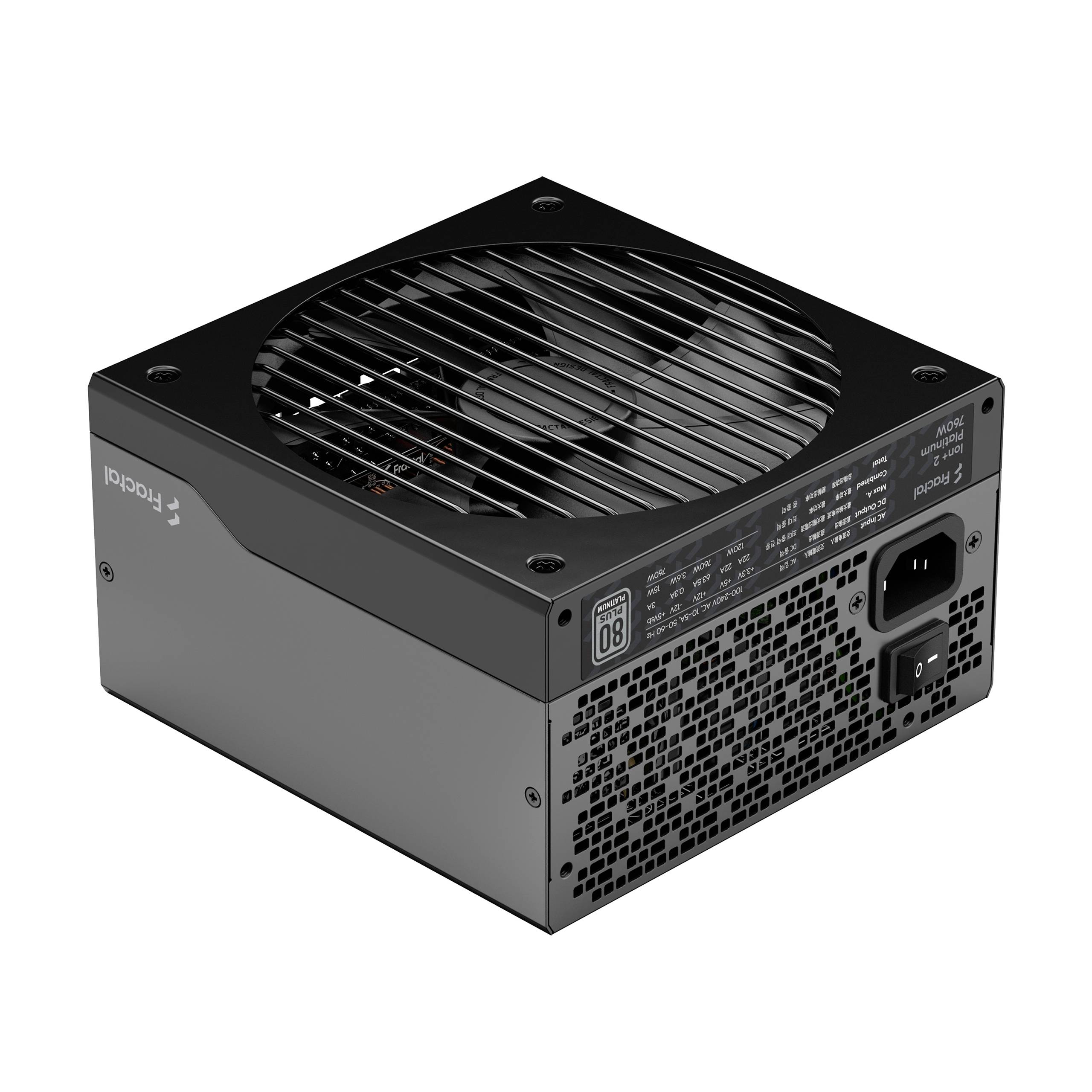Fractal Design Ion+ 2 Platinum 760W PC Netzteil 760 W 80PLUS® Platinum