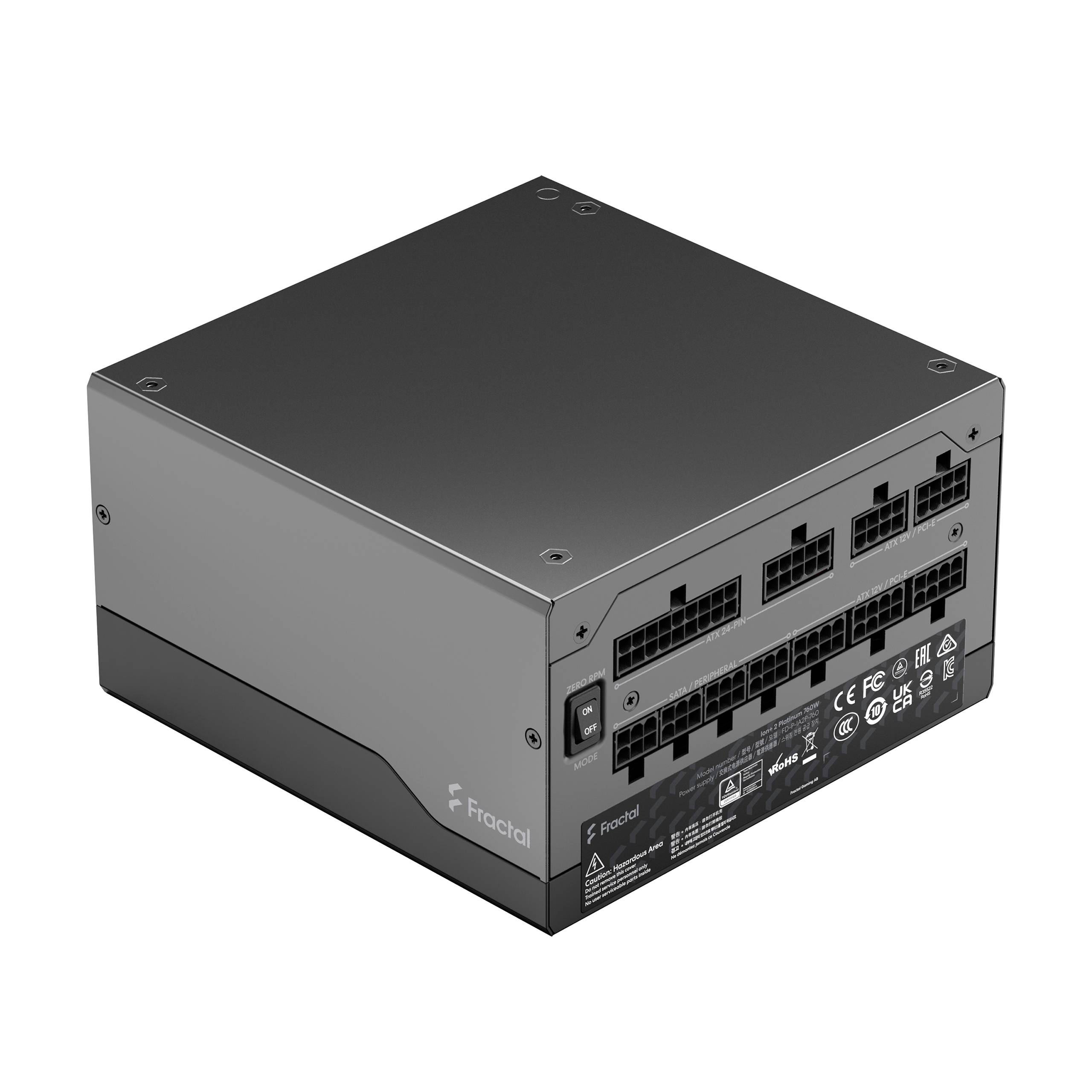Fractal Design Ion+ 2 Platinum 760W PC Netzteil 760 W 80PLUS® Platinum