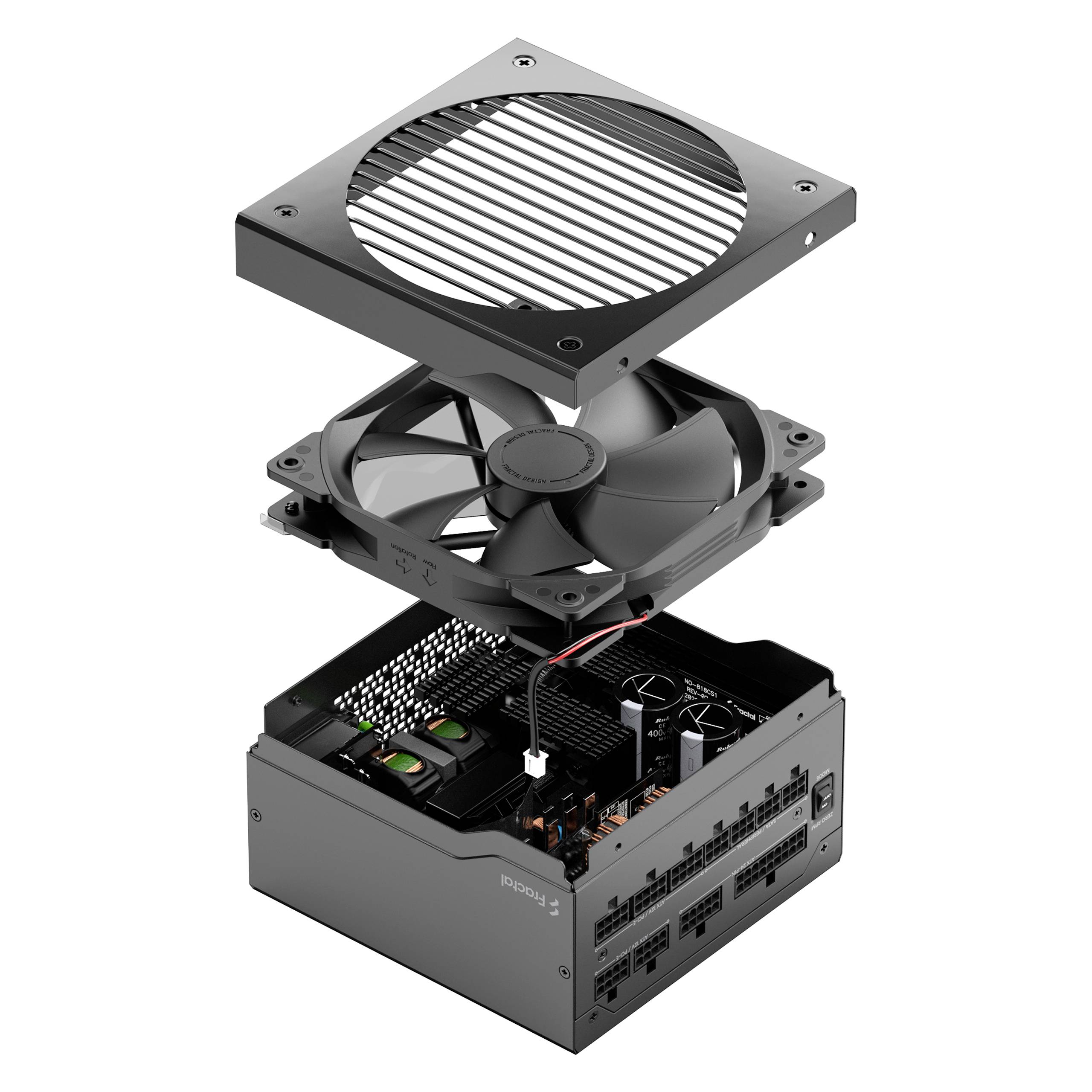 Fractal Design Ion+ 2 Platinum 760W PC Netzteil 760 W 80PLUS® Platinum