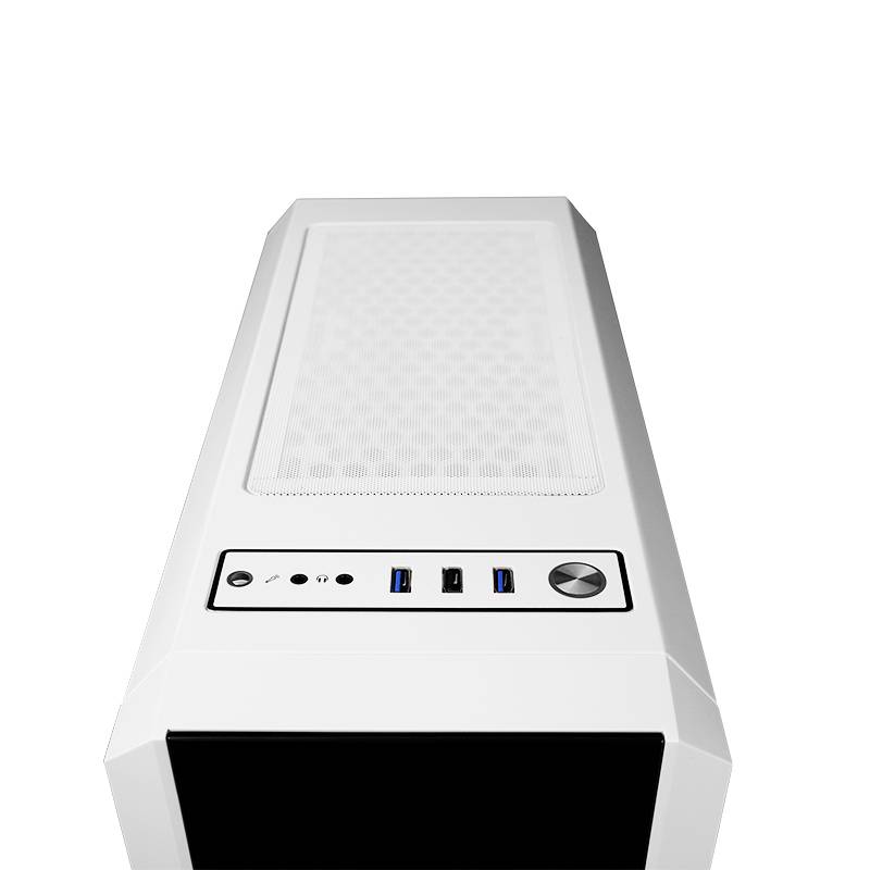 Chieftec GL-03W-OP Midi-Tower PC-Gehäuse Weiß
