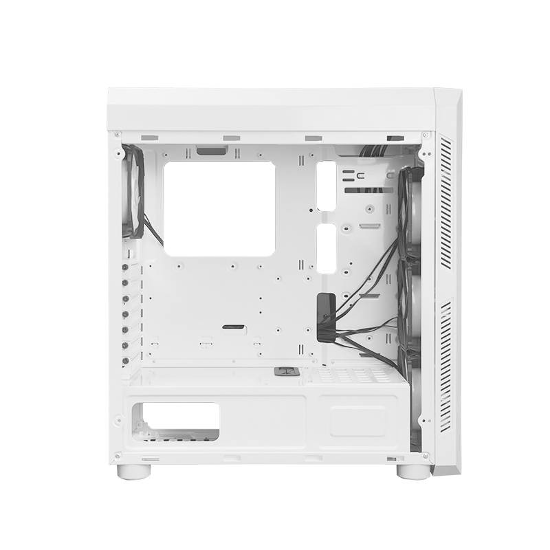 Chieftec GL-03W-OP Midi-Tower PC-Gehäuse Weiß