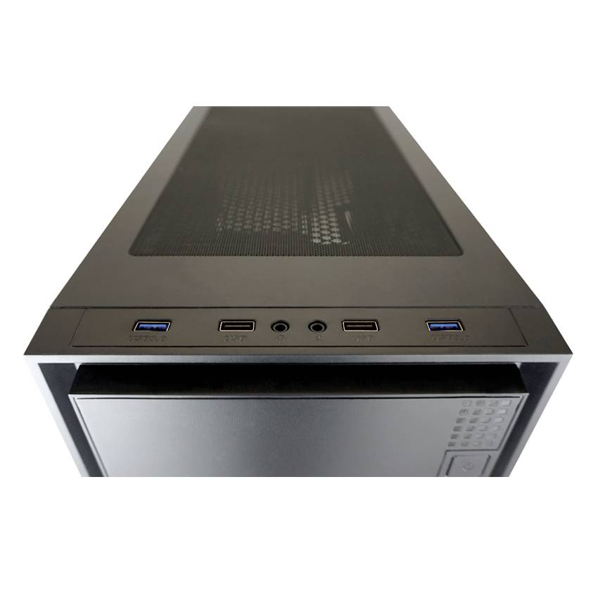 LC Power 2016MB Micro-Tower PC-Gehäuse Schwarz