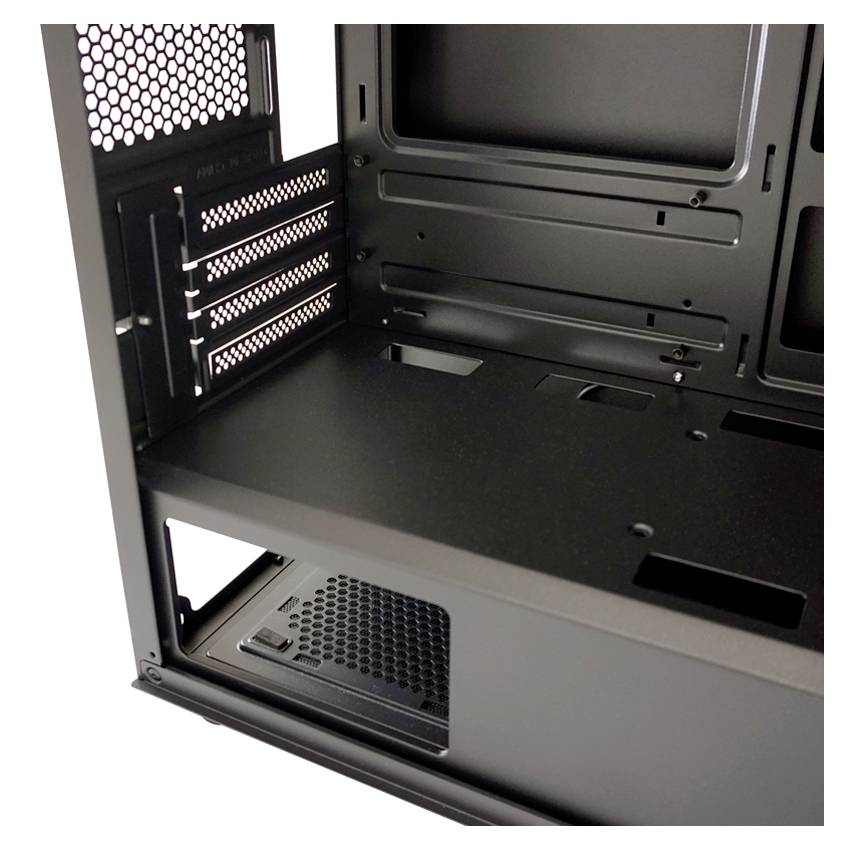 LC Power 2016MB Micro-Tower PC-Gehäuse Schwarz