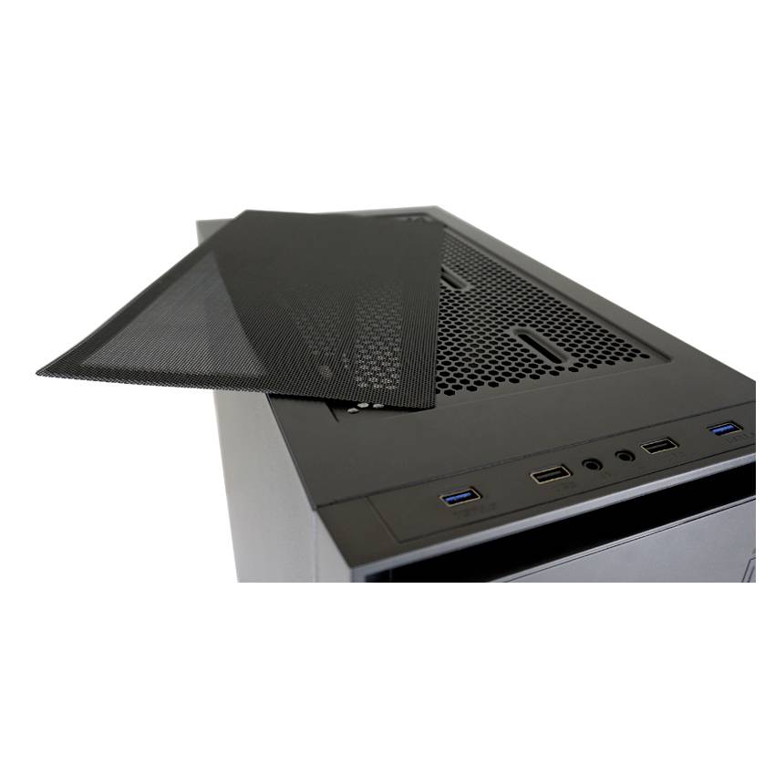 LC Power 2016MB Micro-Tower PC-Gehäuse Schwarz