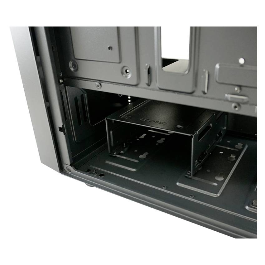 LC Power 2016MB Micro-Tower PC-Gehäuse Schwarz