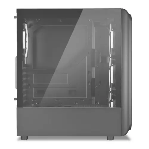 Sharkoon TK5M RGB ATX Desktop PC-Gehäuse Schwarz Sharkoon TK5M RGB ATX Desktop PC-Gehäuse Schwarz