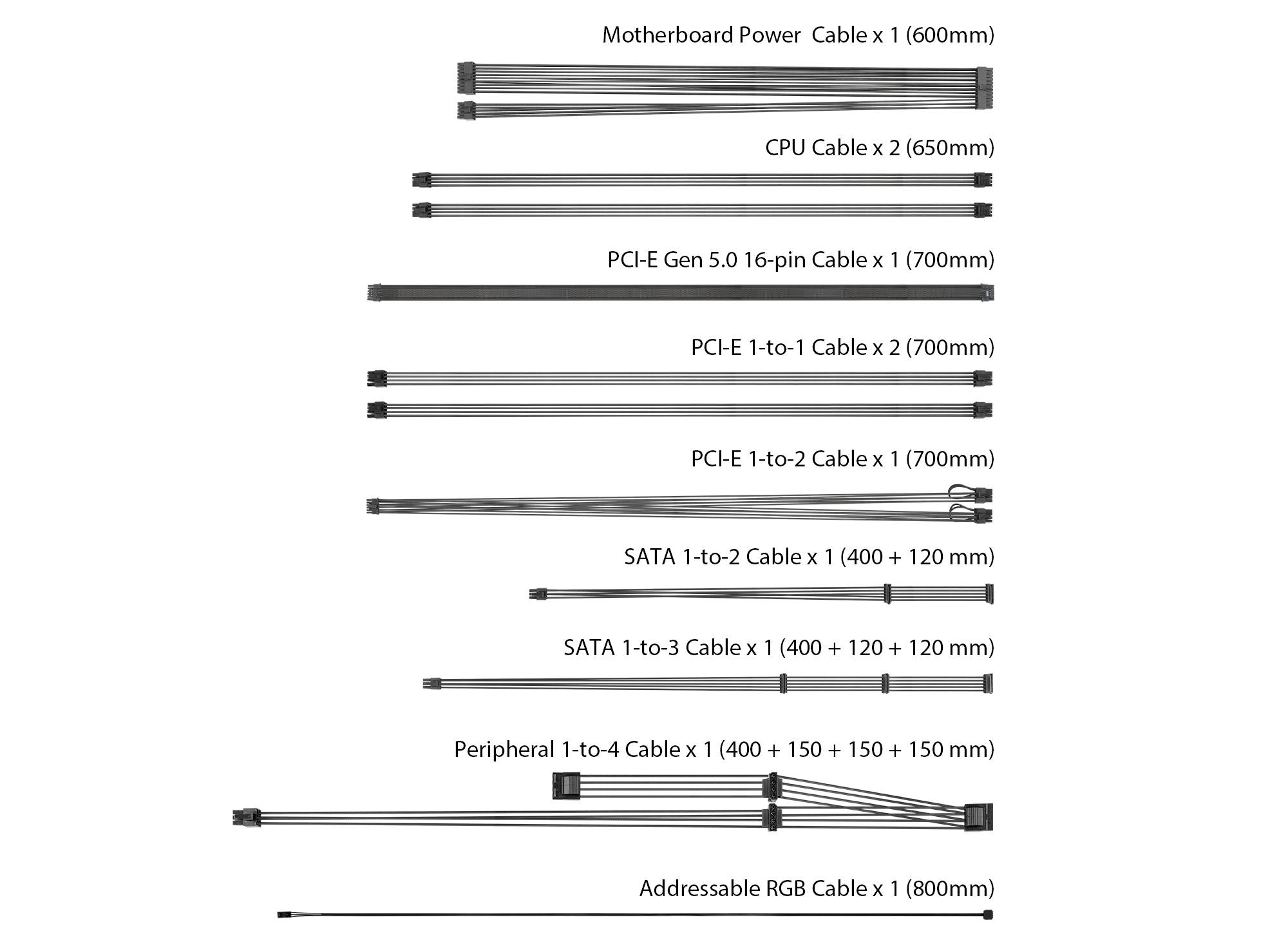 Asus ROG STRIX 1200W Gold Aura Edition PC Netzteil 1200W 80PLUS® Gold