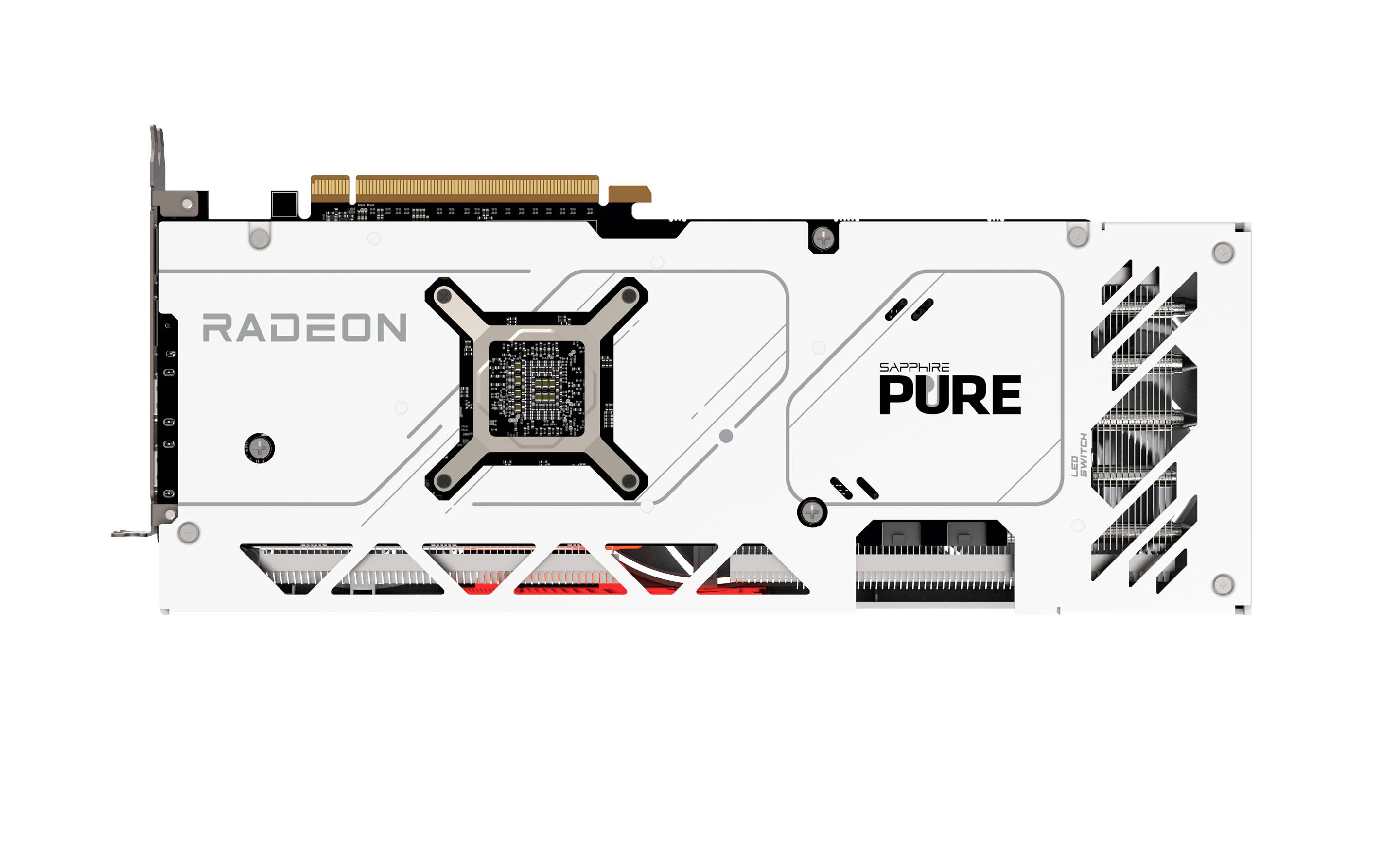 Sapphire Grafikkarte AMD Radeon RX 7700 XT PURE 12GB GDDR6-RAM PCIe x16 HDMI®, DisplayPort AMD FreeSync, Vulkan