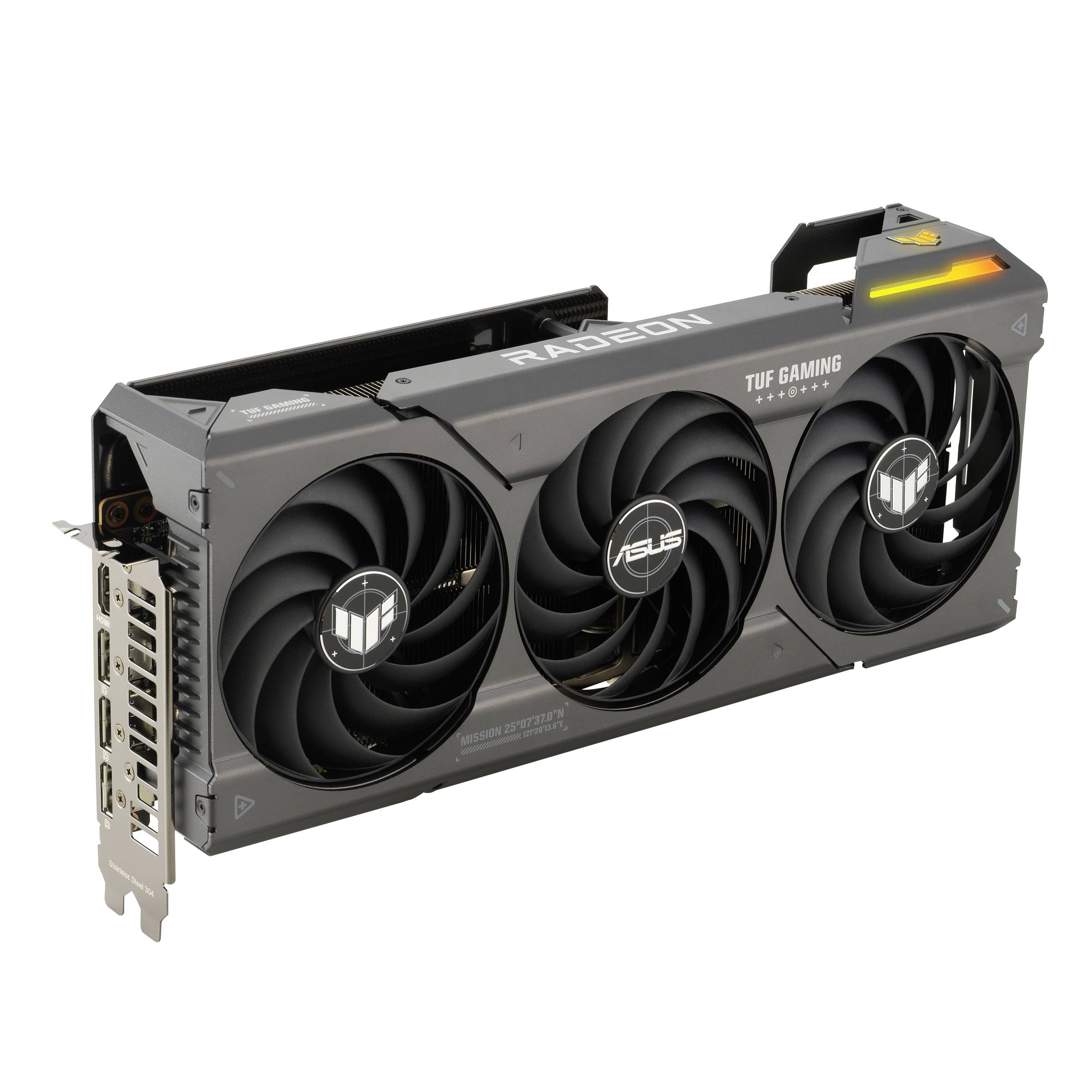 Asus Grafikkarte AMD Radeon RX 7800 XT TUF Gaming OC Edition 16 GB GDDR6-RAM HDMI®, DisplayPort AMD FreeSync, Übertaktet / Overclocked