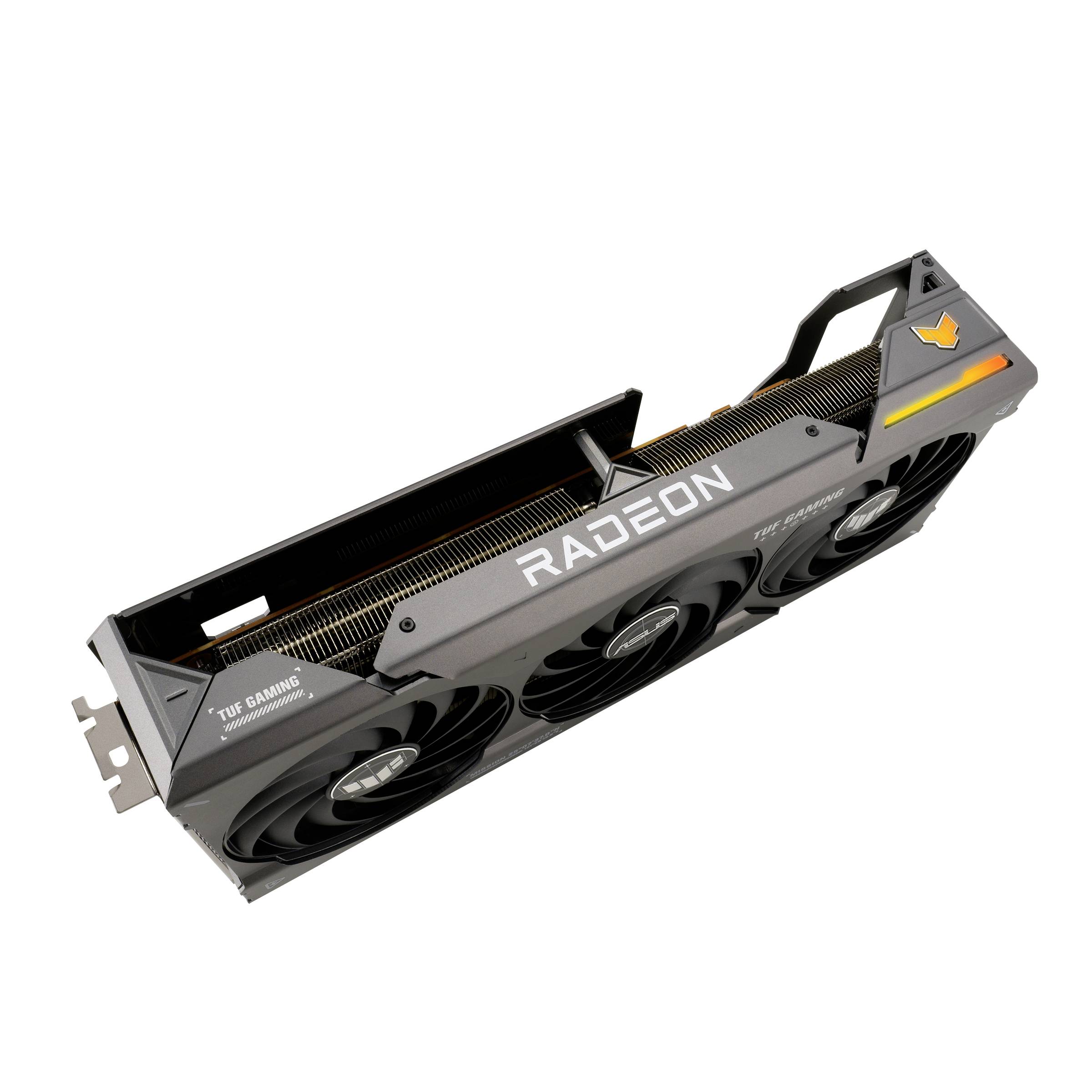 Asus Grafikkarte AMD Radeon RX 7800 XT TUF Gaming OC Edition 16 GB GDDR6-RAM HDMI®, DisplayPort AMD FreeSync, Übertaktet / Overclocked