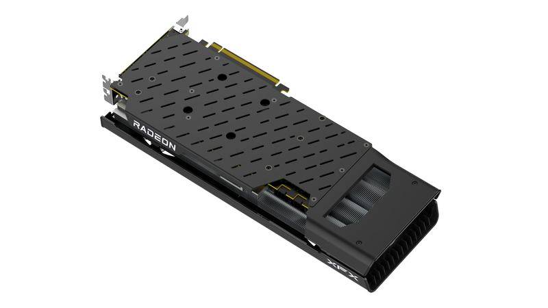 XFX Grafikkarte AMD Radeon RX 7700 XT Speedster QICK 319 Black Edition 12 GB GDDR6-RAM HDMI®, DisplayPort AMD FreeSync, Vulkan