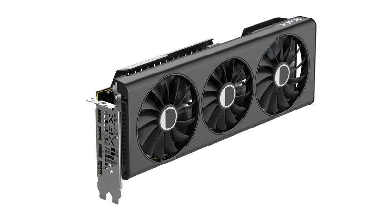 XFX Grafikkarte AMD Radeon RX 7700 XT Speedster QICK 319 Black Edition 12 GB GDDR6-RAM HDMI®, DisplayPort AMD FreeSync, Vulkan
