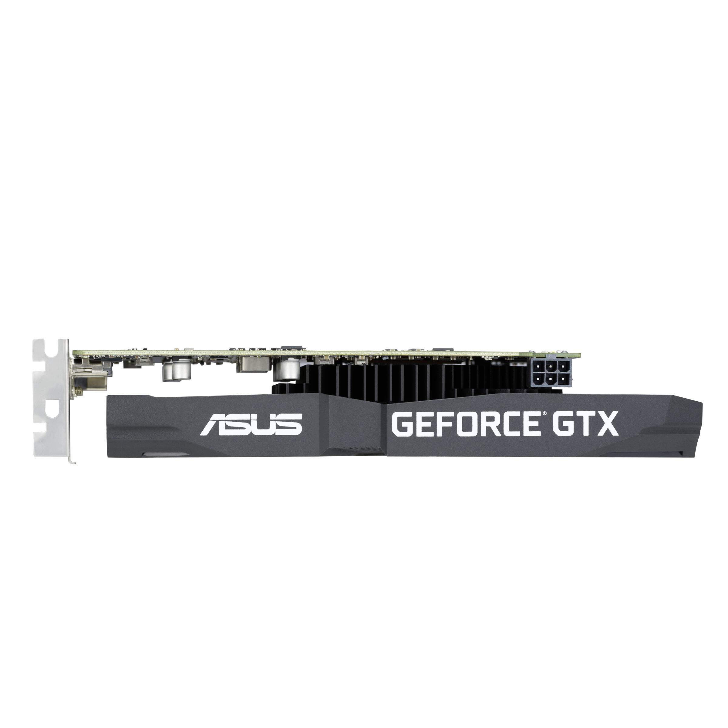 Asus Grafikkarte Nvidia GeForce GTX1650 Dual EVO - OC Edition 4GB GDDR6-RAM HDMI®, DisplayPort, DVI Übertaktet / Overclocked