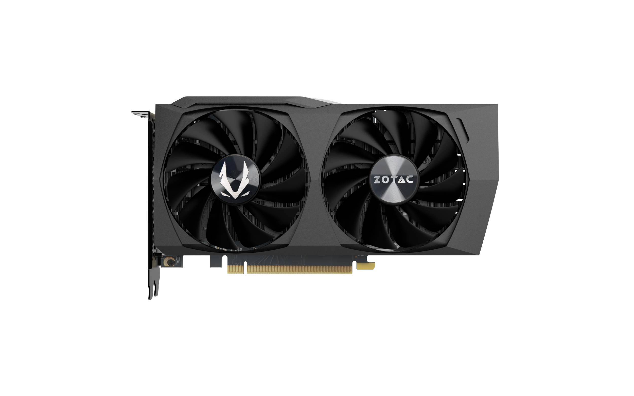 Zotac Grafikkarte Nvidia GeForce RTX 3050 ECO 8GB GDDR6-RAM PCIe x8 PCIe 4.0 x4, HDMI®, DisplayPort Vulkan, NVIDIA G-Sync