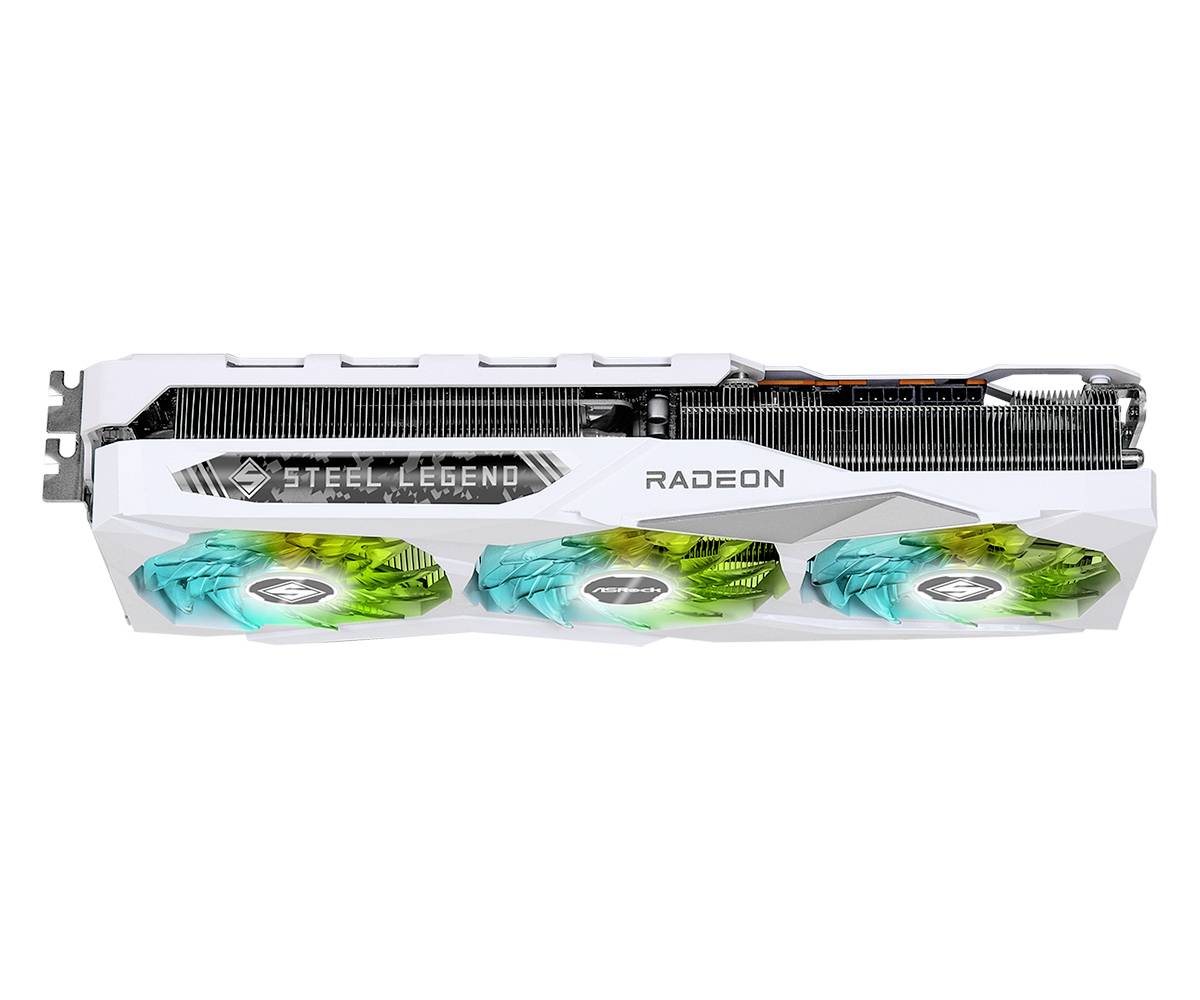 ASRock Grafikkarte AMD Radeon RX 7800 XT Steel Legend OC Edition 16 GB GDDR6-RAM PCIe x16 HDMI®, DisplayPort AMD FreeSync, Übertaktet / Overclocke