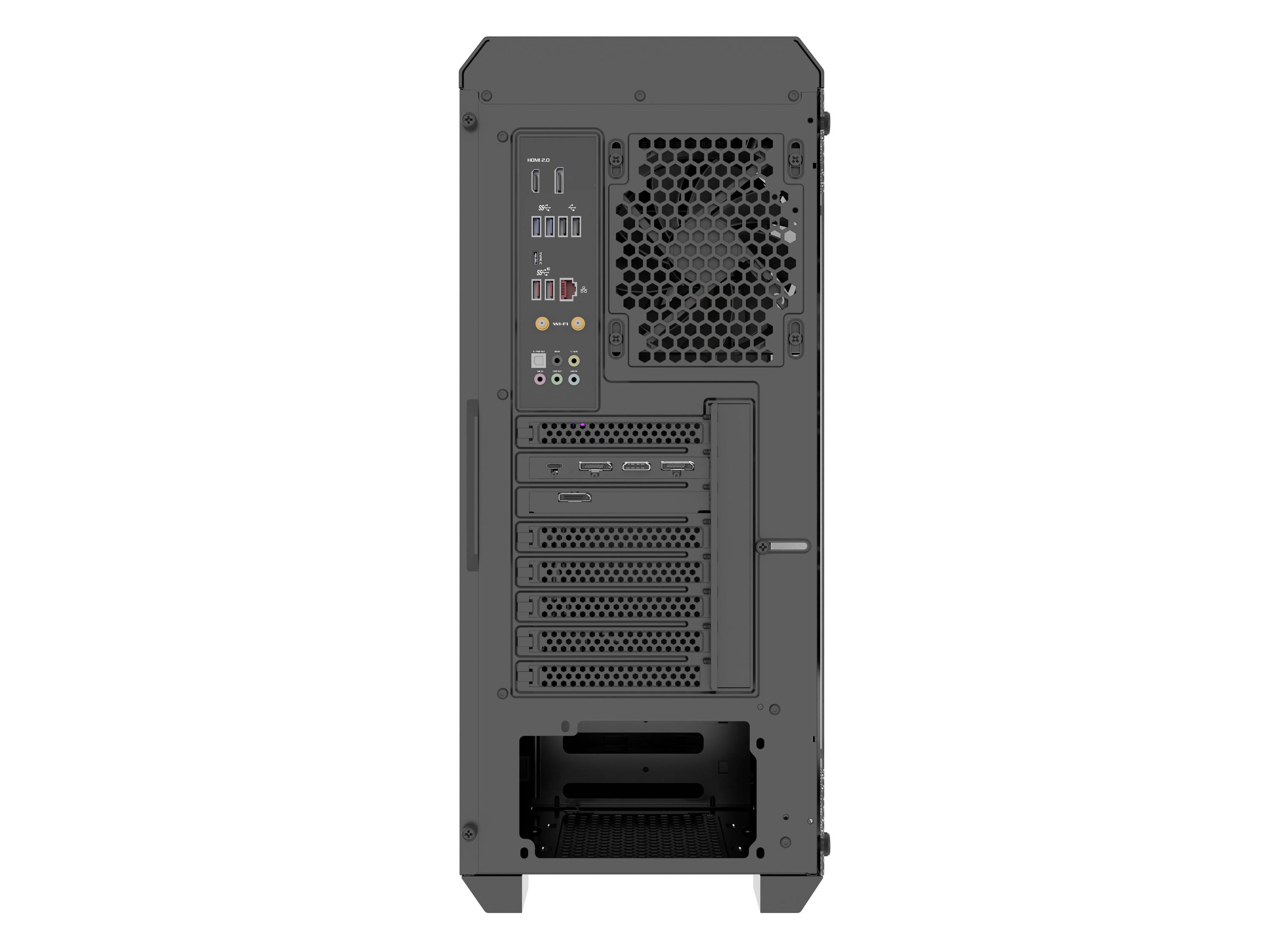Genesis Irid 505F Midi-Tower PC-Gehäuse Schwarz
