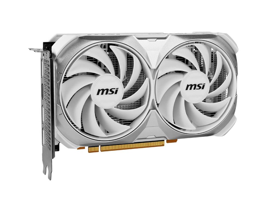 MSI Grafikkarte Nvidia GeForce RTX 4060 VENTUS 2X WHITE OC 8 GB GDDR6-RAM PCIe x8 HDMI®, DisplayPort Übertaktet / Overclocked, Vulkan, NVIDIA G-Sy
