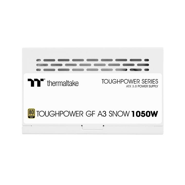 Netzteil von Thermaltake Toughpower GF A3 Snow, 1050W, ATX 3.0, 80 Plus Gold, in weiß.