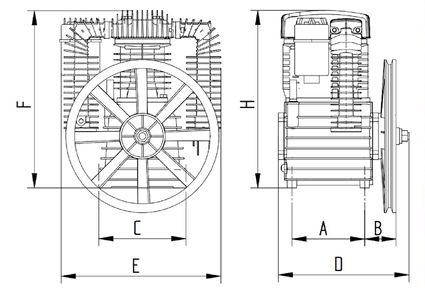 Aerotec Druckluft-Kompressor 2010195 10 bar