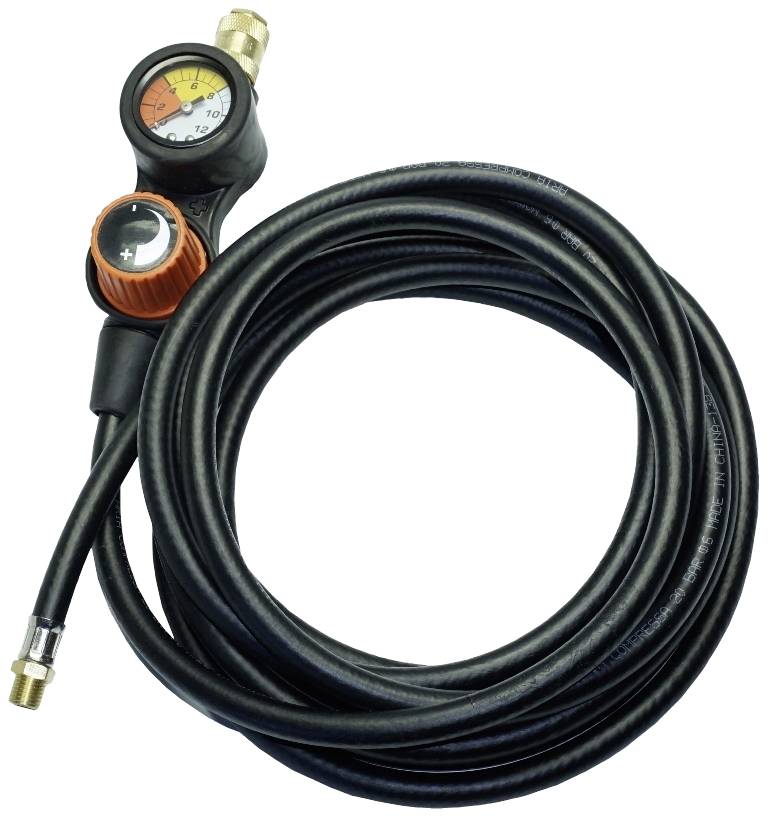 Aerotec 9416575 Druckluft-Anschlussschlauch 1/4" (6,3 mm) justierbar 1St.