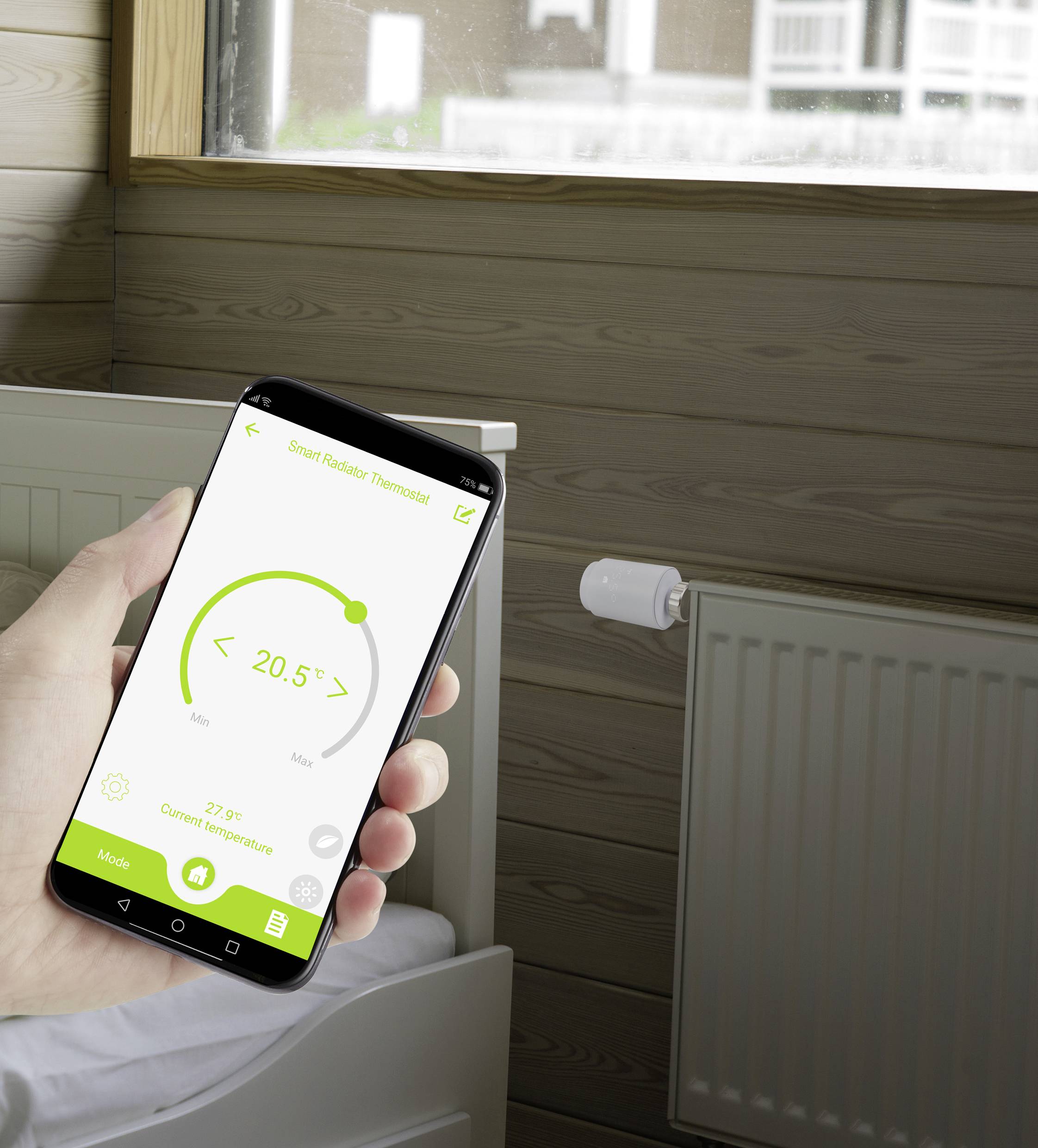 Sygonix SY-5994066 Funk-Heizkörperthermostat elektronisch 5 bis 30°C