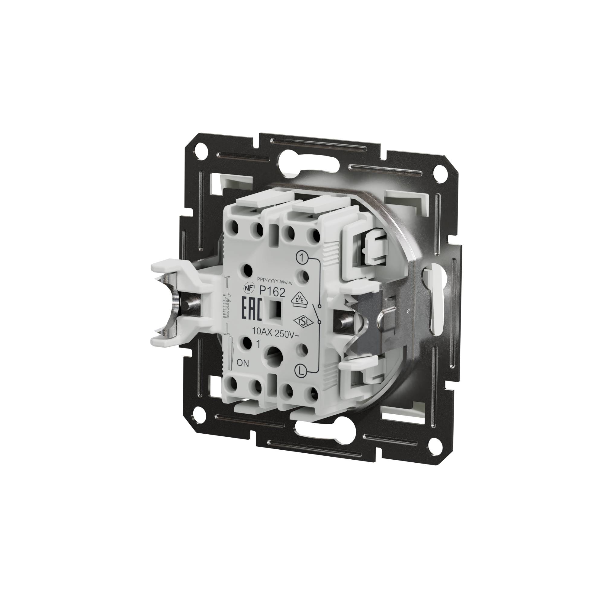 Schneider Electric Ein-/Ausschalter Asfora Weiß (RAL 9003) EPH0170121D 1St.