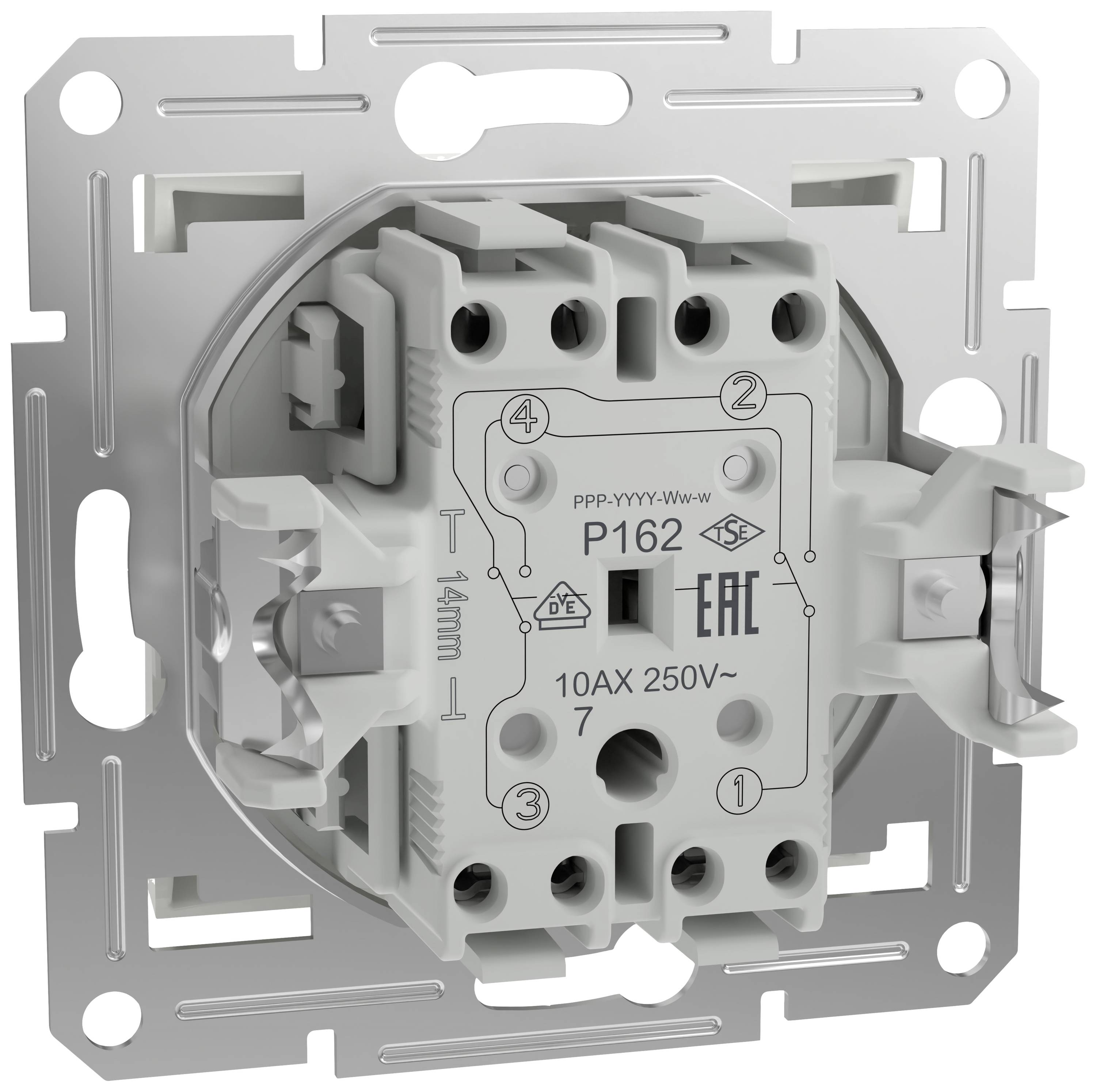 Schneider Electric Kreuzschalter Asfora Weiß (RAL 9003) EPH0570121D 1St.