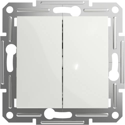 Schneider Electric Doppel-Wechselschalter Asfora Weiß (RAL 9003) EPH0670121D 1 St.
