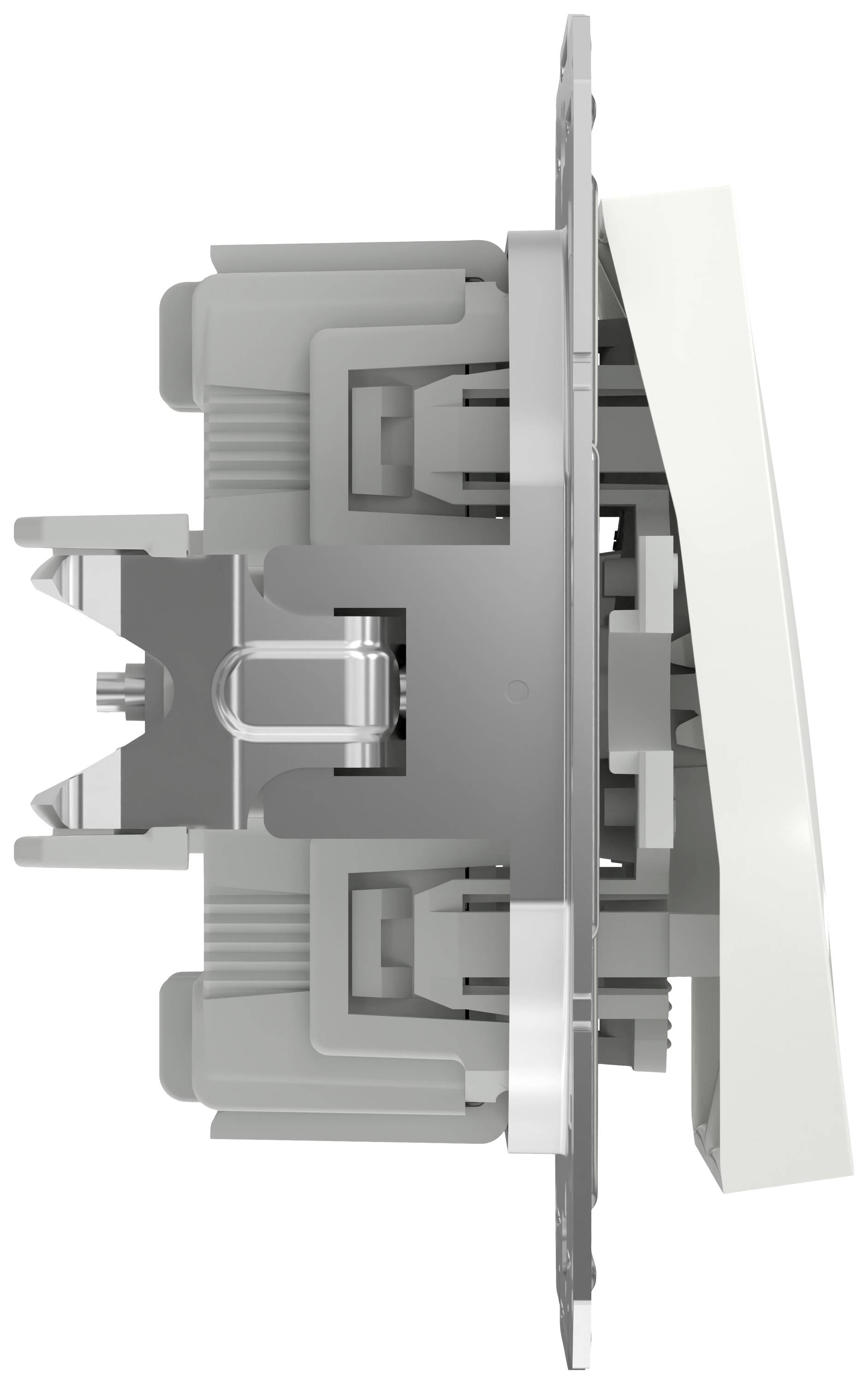 Schneider Electric Doppel-Wechselschalter Asfora Weiß (RAL 9003) EPH0670121D 1St.