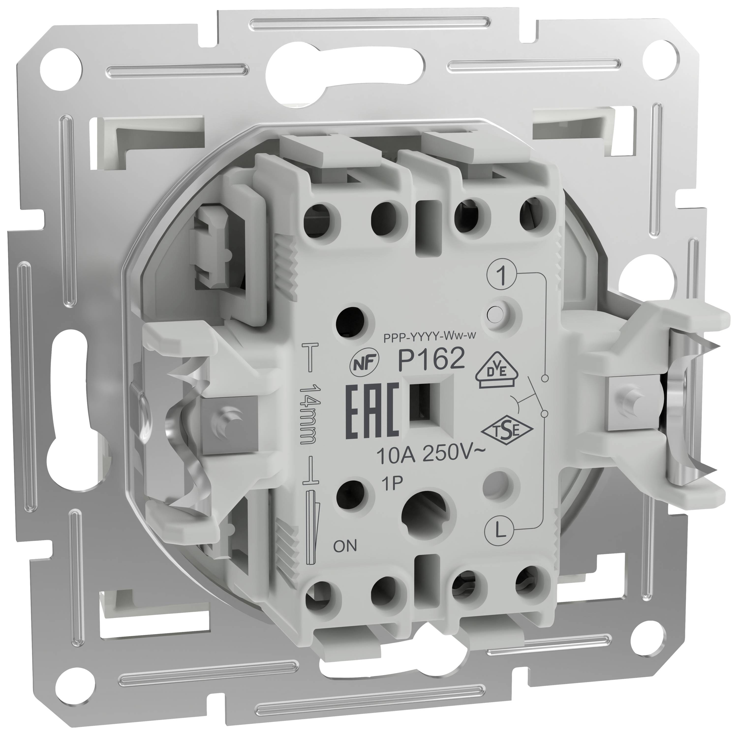 Schneider Electric Taster Asfora Weiß (RAL 9003) EPH0770121D 1St.