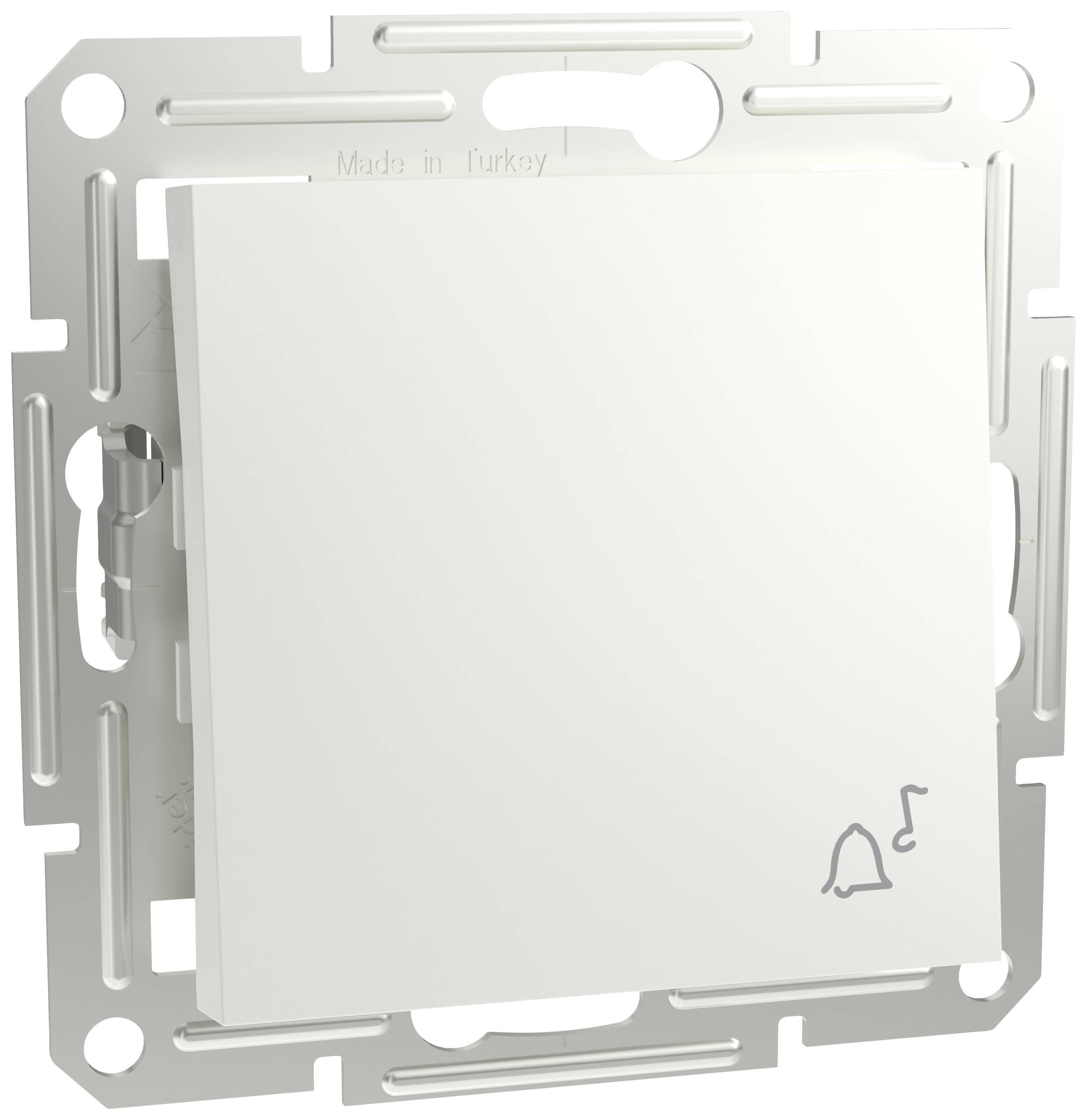 Schneider Electric Taster Klingelsymbol Asfora Weiß (RAL 9003) EPH0870121D 1St.