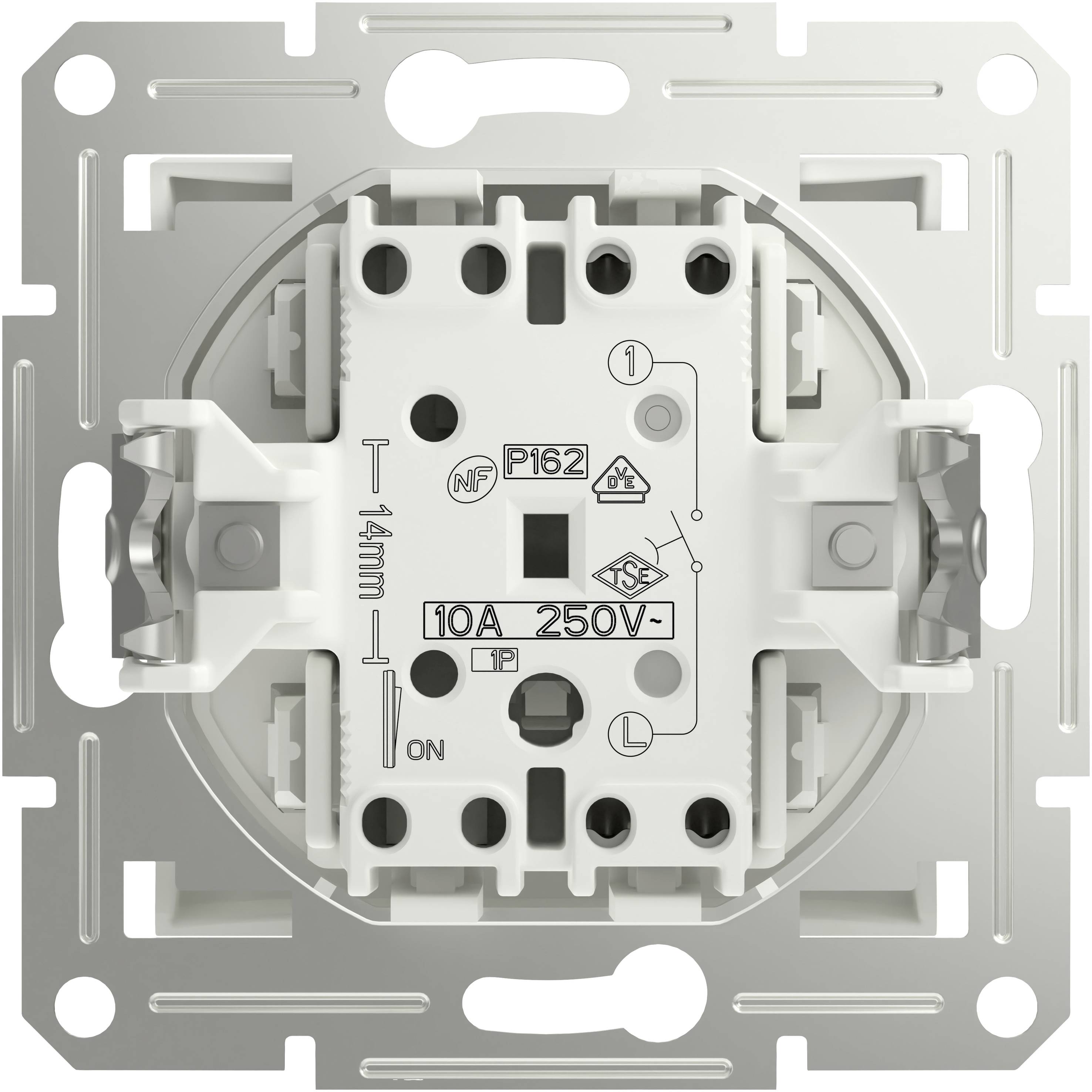 Schneider Electric Taster Klingelsymbol Asfora Weiß (RAL 9003) EPH0870121D 1St.