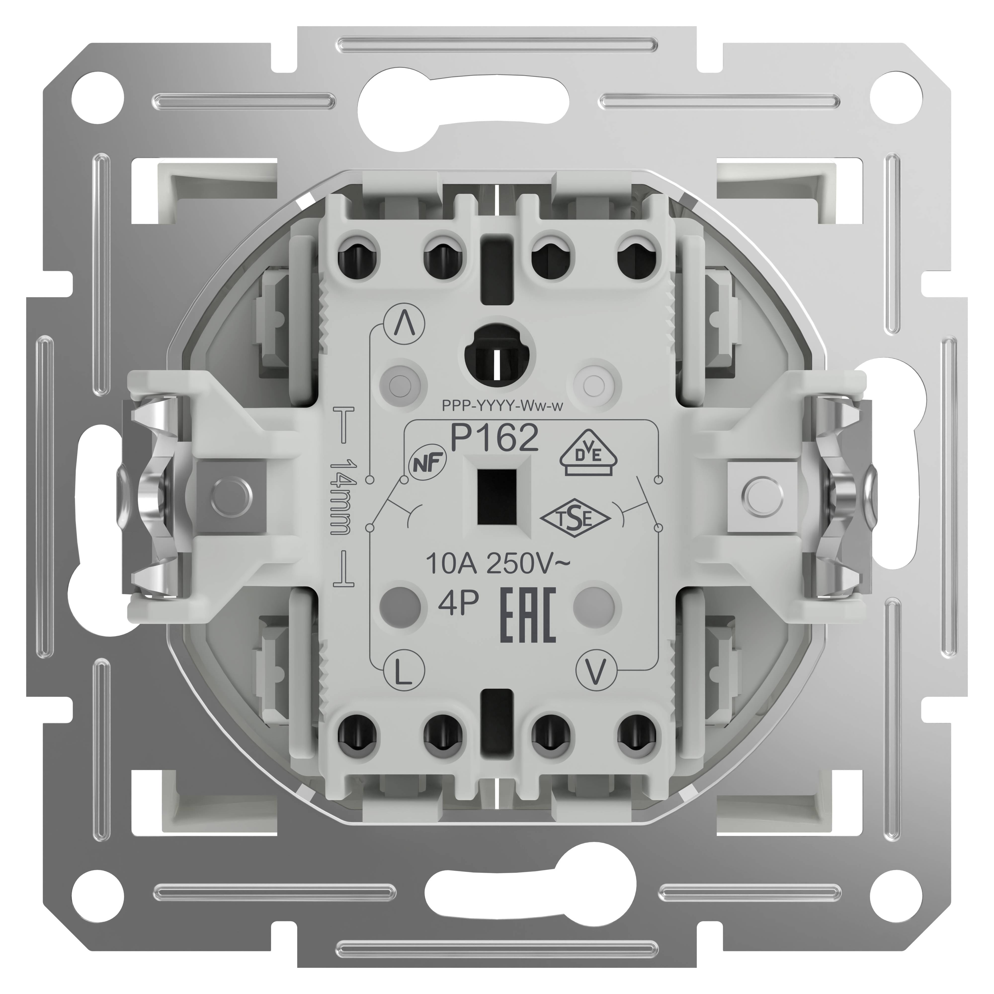 Schneider Electric Rolladentaster Asfora Weiß (RAL 9003) EPH1370121D 1St.