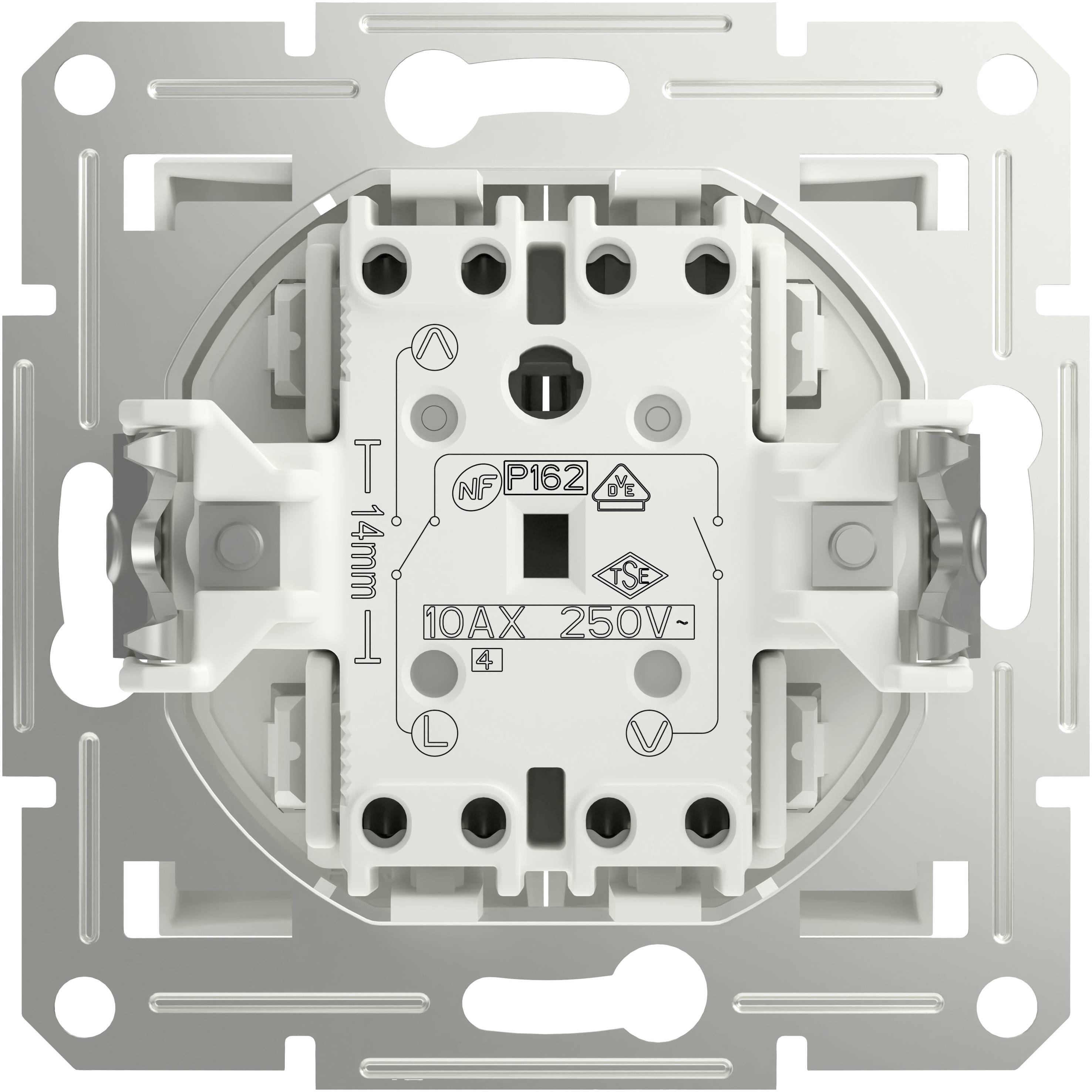 Schneider Electric Rolladenschalter Asfora Weiß (RAL 9003) EPH1370521D 1St.