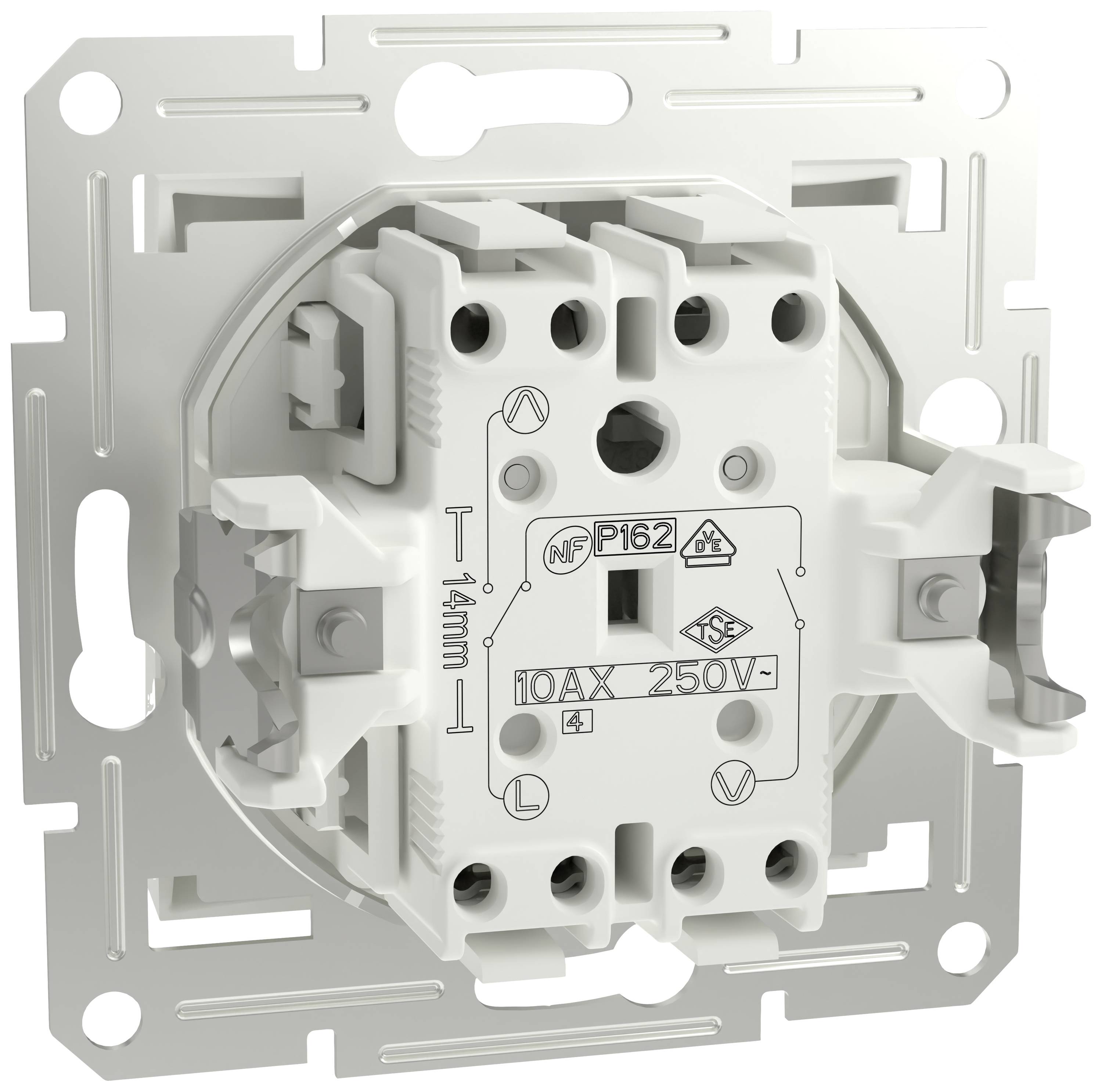 Schneider Electric Rolladenschalter Asfora Weiß (RAL 9003) EPH1370521D 1St.