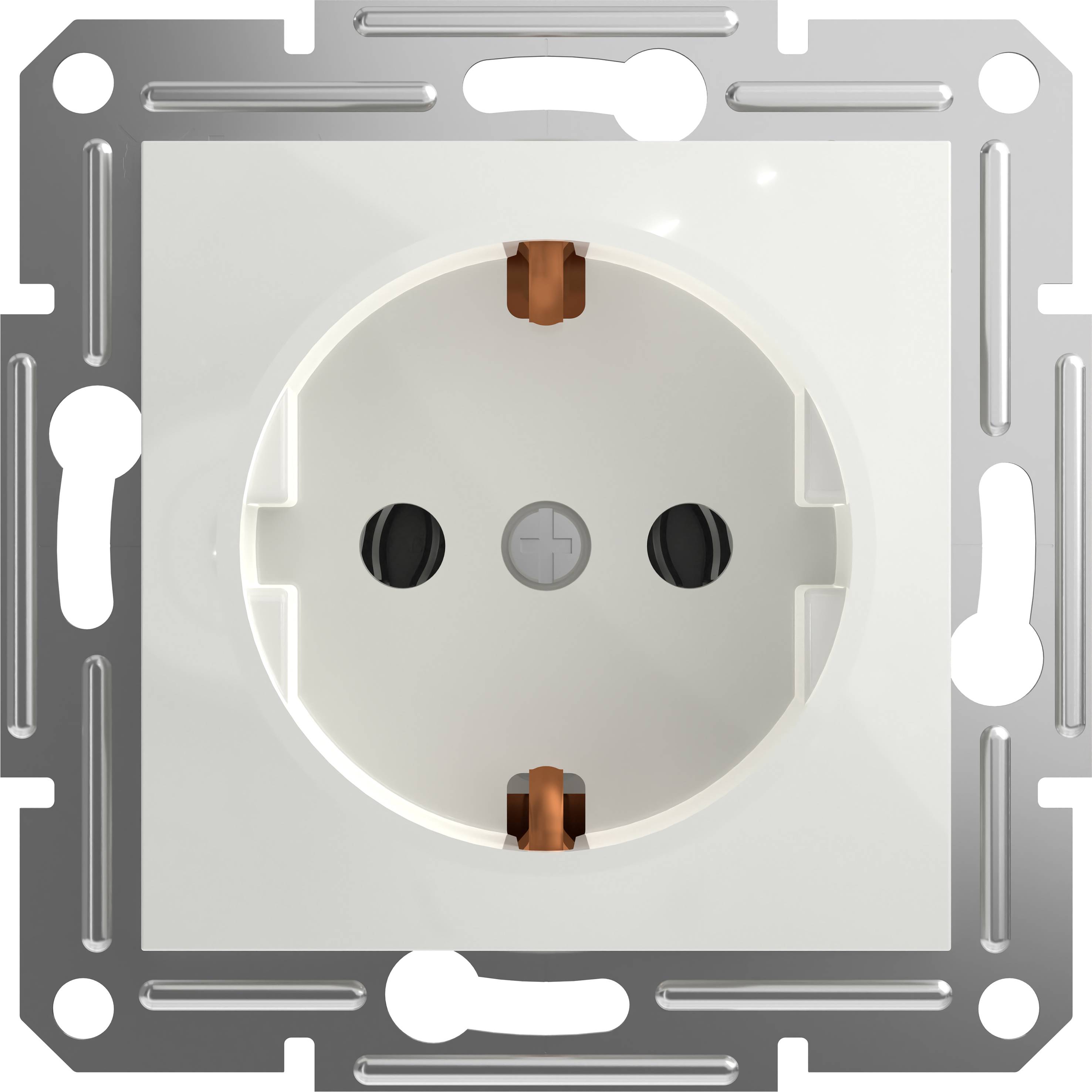 Schneider Electric Steckdose Asfora Weiß (RAL 9003) EPH2970121D 1St.