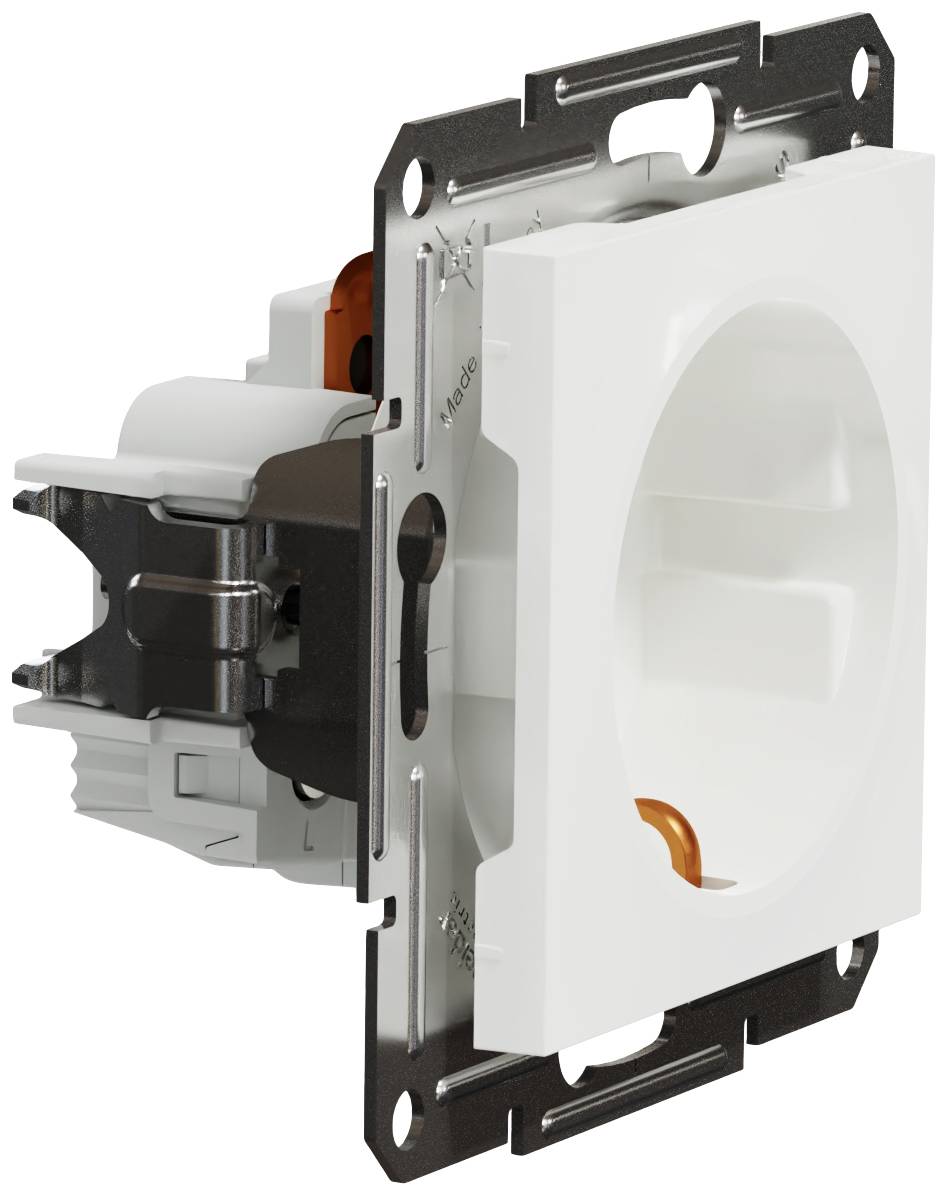 Schneider Electric Steckdose Asfora Weiß (RAL 9003) EPH2970121D 1St.