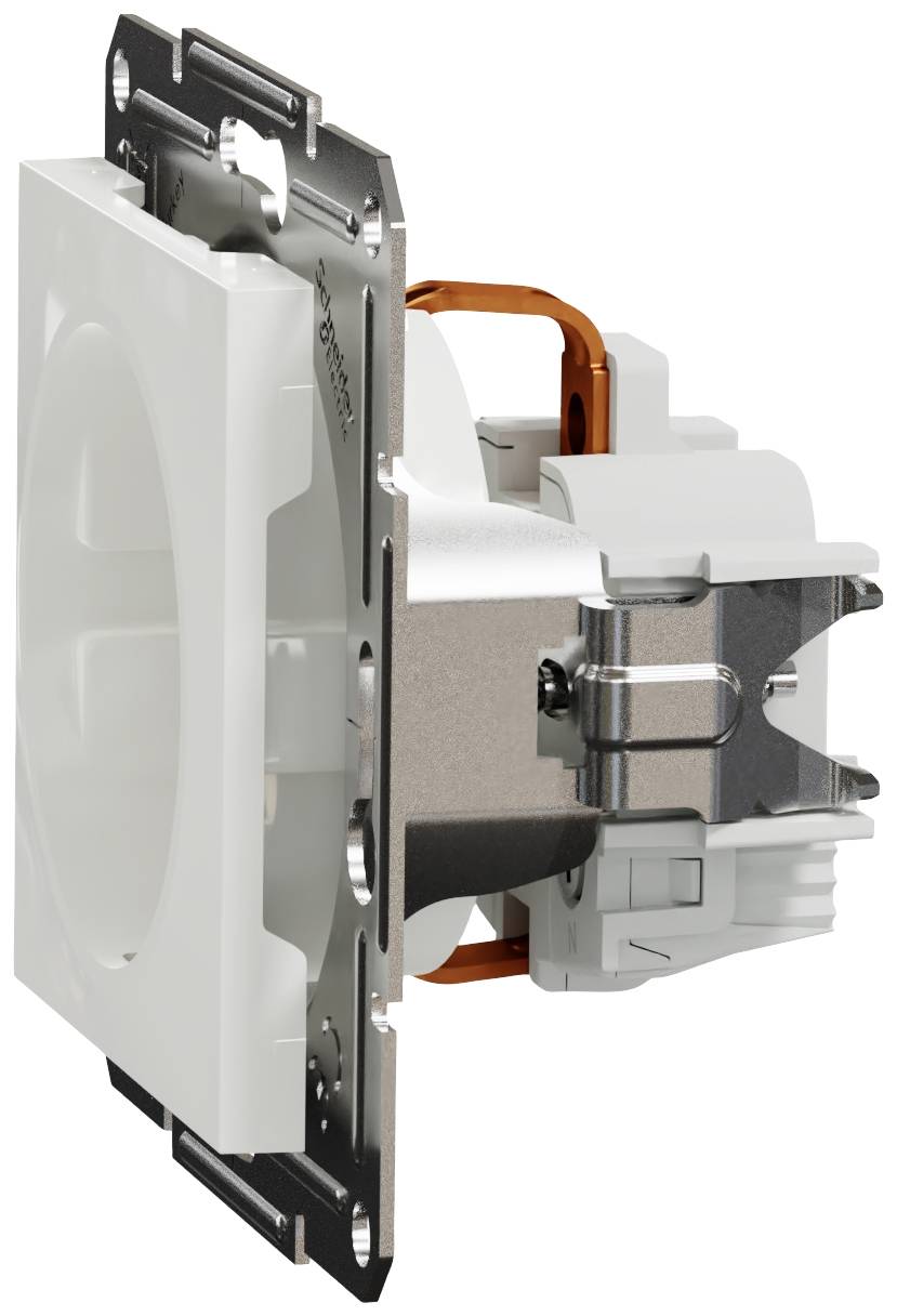 Schneider Electric Steckdose Asfora Weiß (RAL 9003) EPH2970121D 1 St.