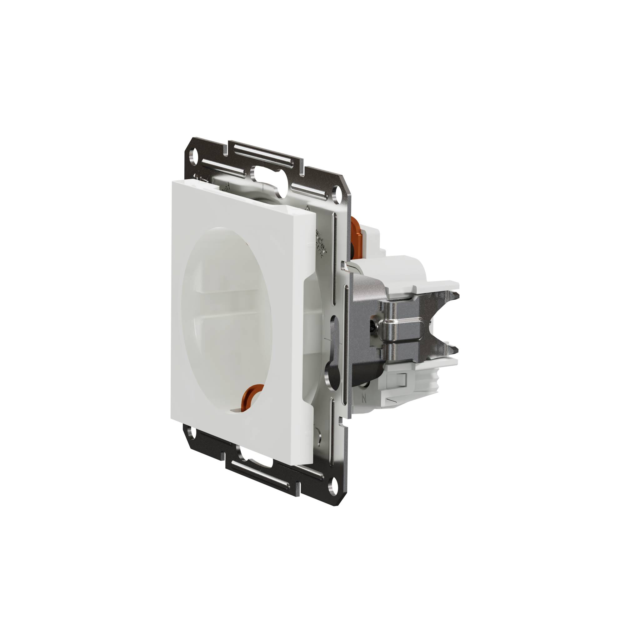 Schneider Electric Steckdose Asfora Weiß (RAL 9003) EPH2970121D 1 St.