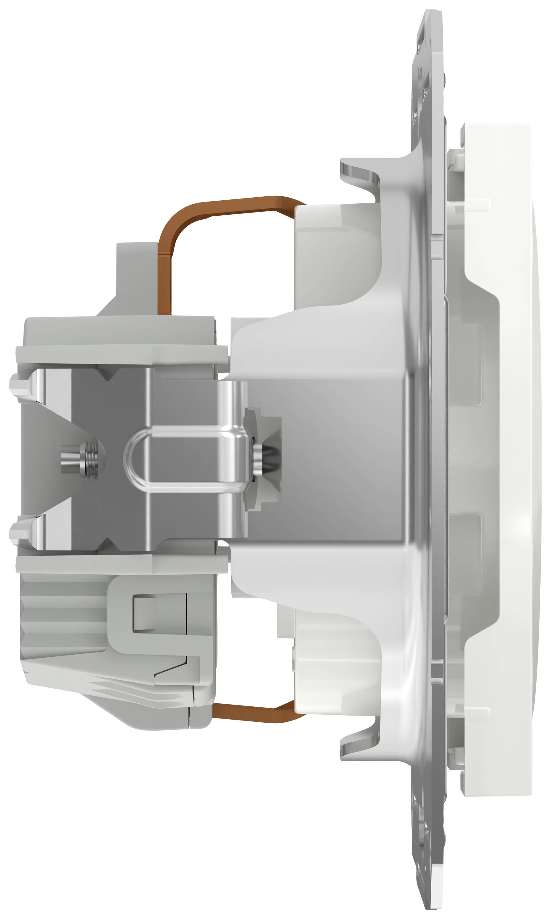 Schneider Electric Steckdose mit Berührungsschutz Asfora Weiß (RAL 9003) EPH2970221D 1St.