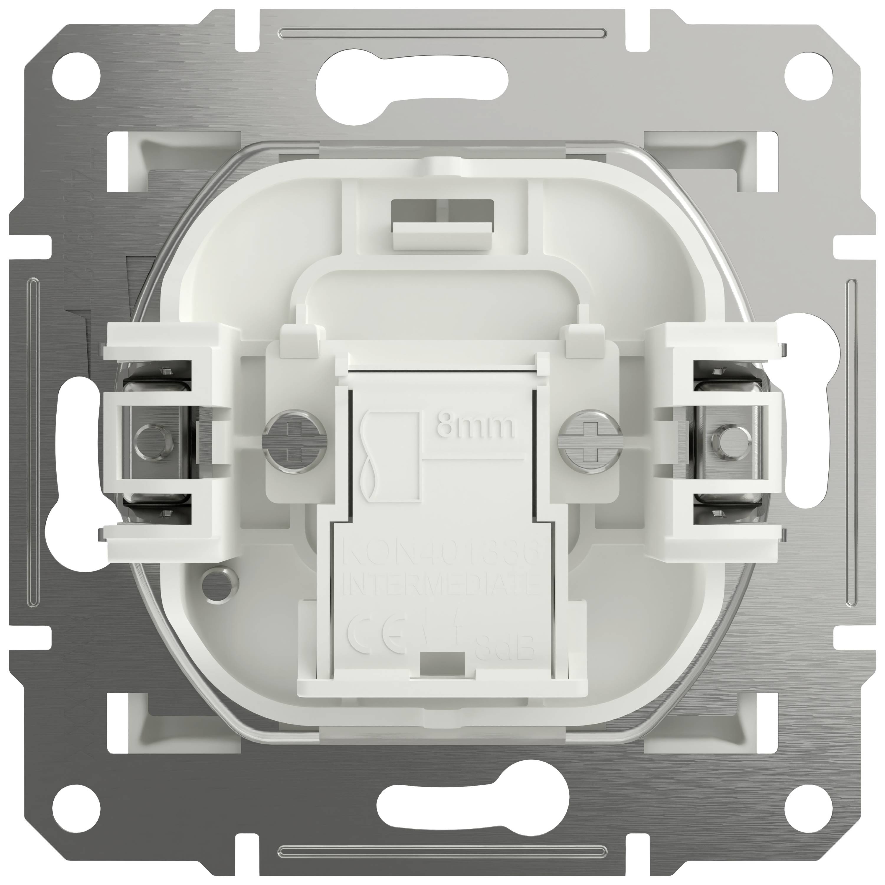 Schneider Electric TV-Durchgangsdose Asfora Weiß (RAL 9003) EPH3270321D 1St.
