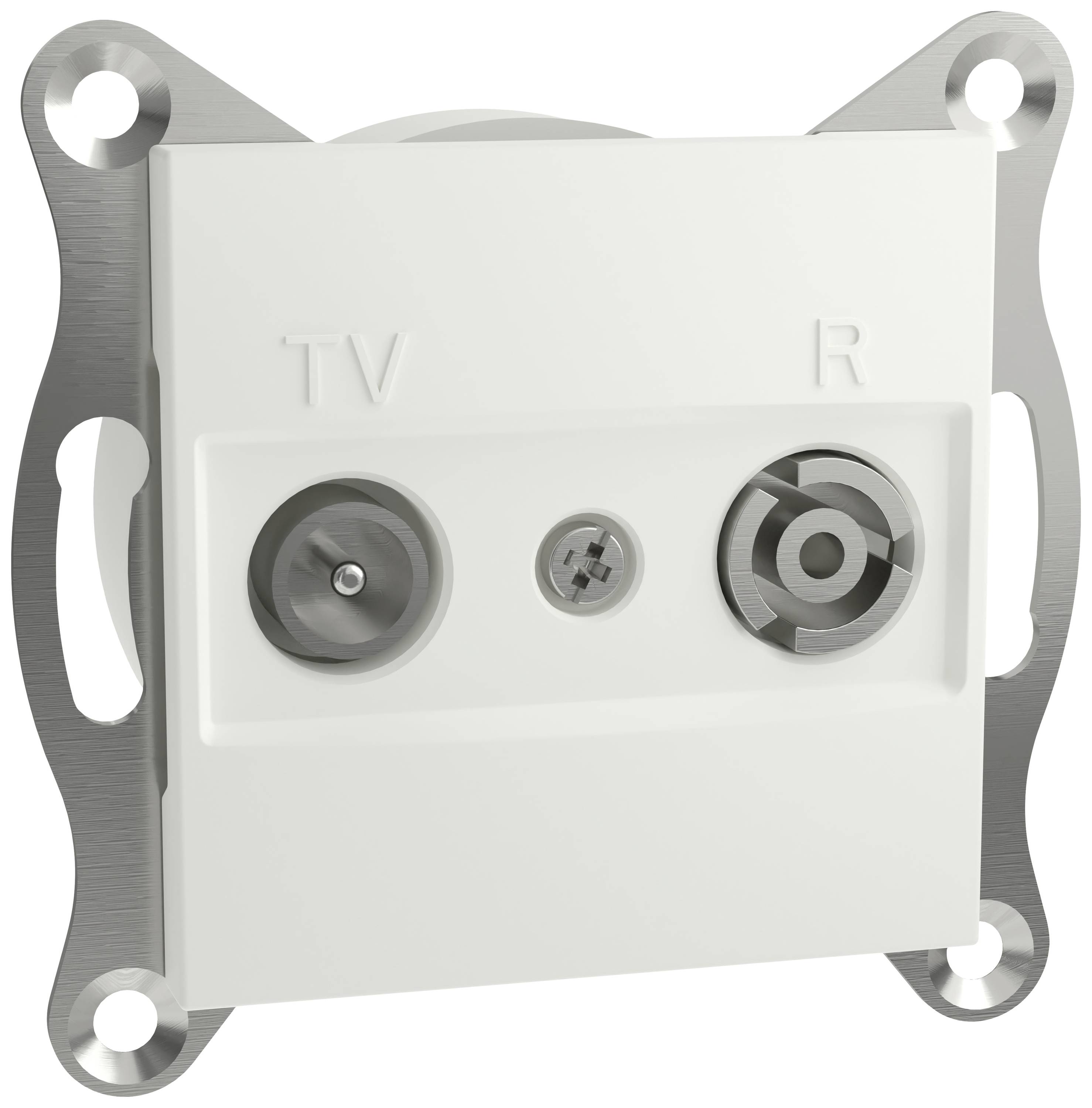 Schneider Electric TV-, Radio-Enddose Asfora Weiß (RAL 9003) EPH3300721D 1St.