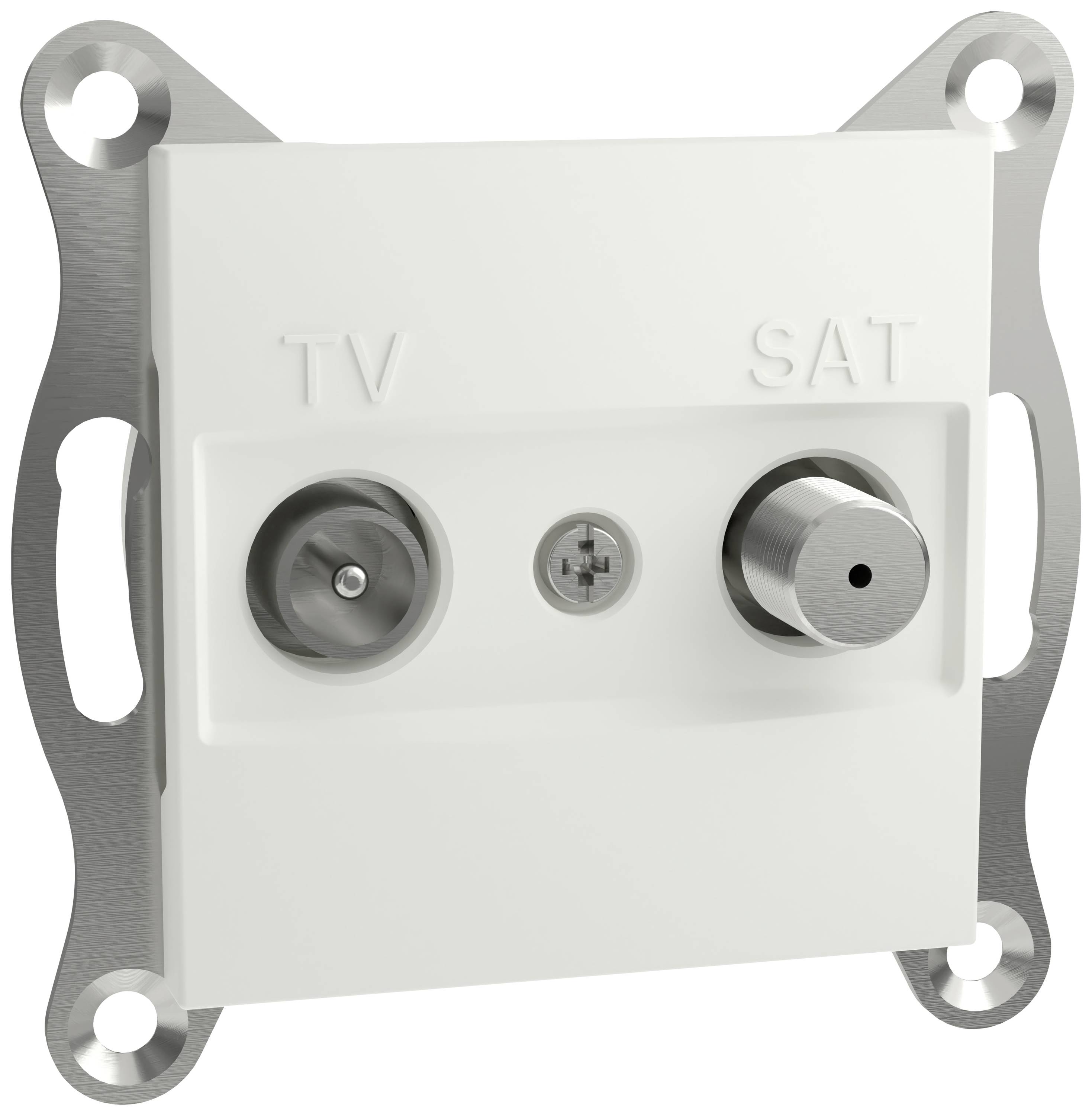 Schneider Electric TV-SAT Enddose Asfora Weiß (RAL 9003) EPH3470121D 1 St.