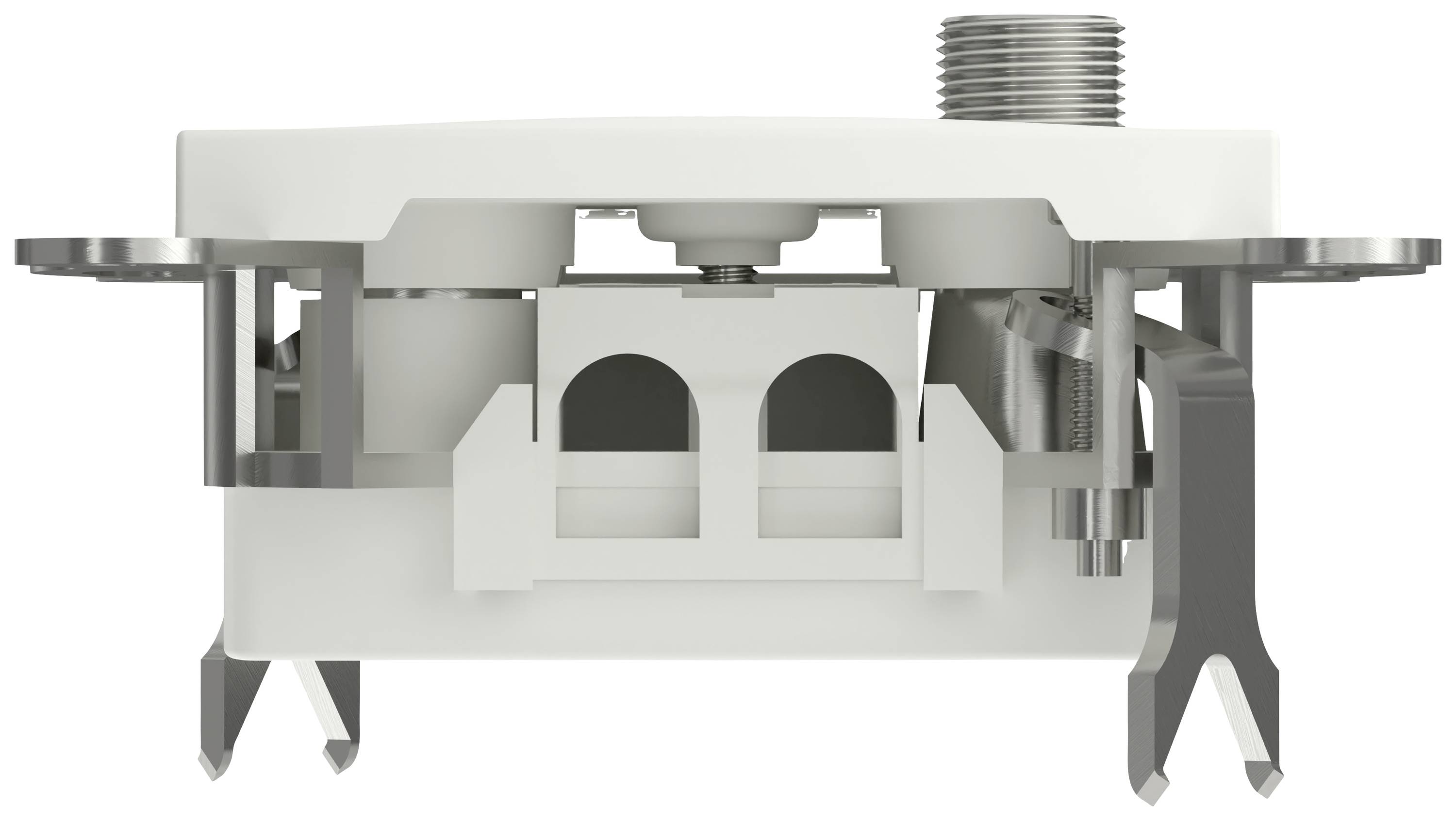 Schneider Electric TV-SAT Durchgangsdose Asfora Weiß (RAL 9003) EPH3470321D 1St.