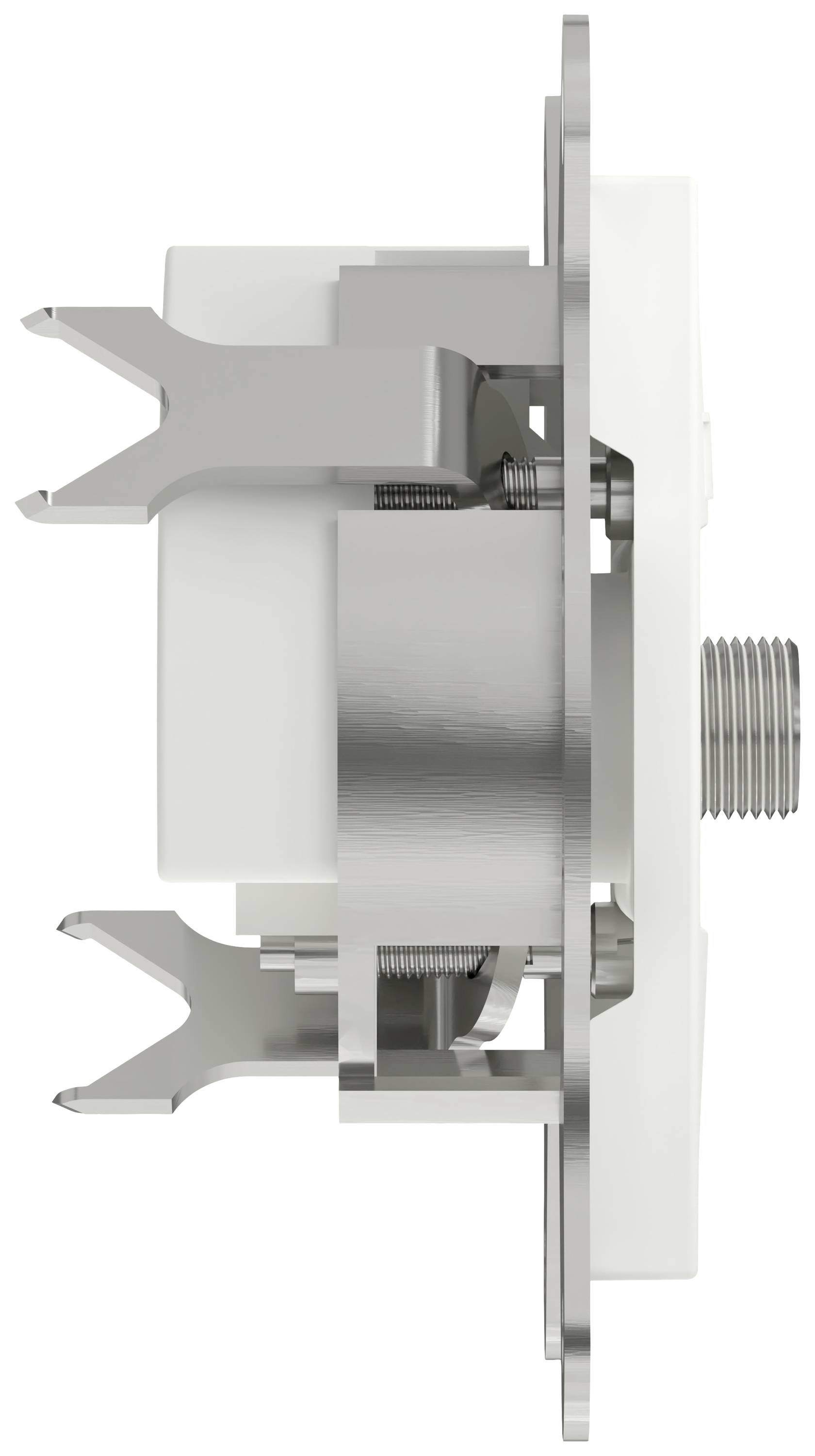 Schneider Electric TV-SAT Durchgangsdose Asfora Weiß (RAL 9003) EPH3470321D 1St.