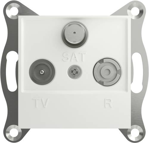Schneider Electric TV-, Radio-, SAT-Steckdose Asfora Weiß (RAL 9003) EPH3570121D 1 St.