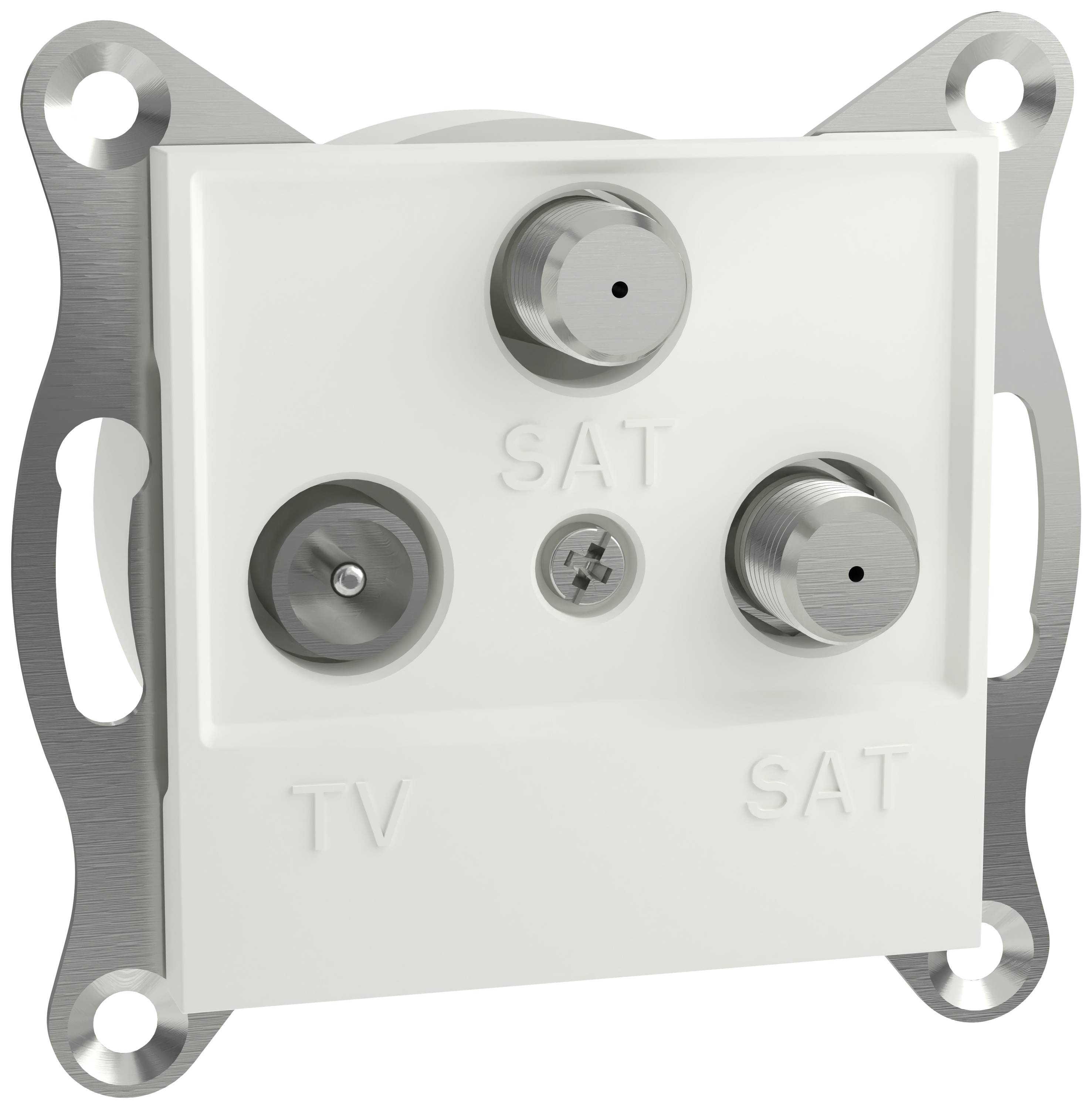 Schneider Electric TV-SAT-SAT-Enddose Asfora Weiß (RAL 9003) EPH3670121D 1St.